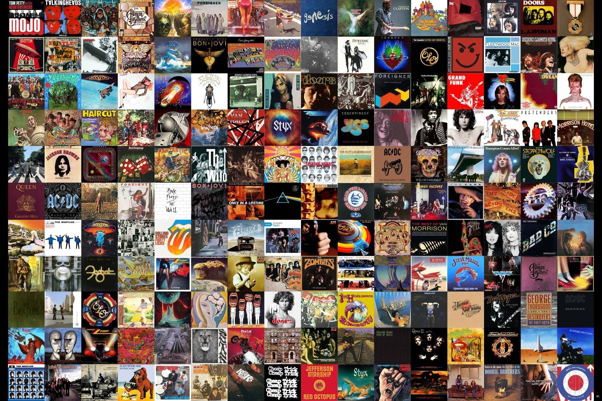 Classic Rock Album Covers Wallpaper