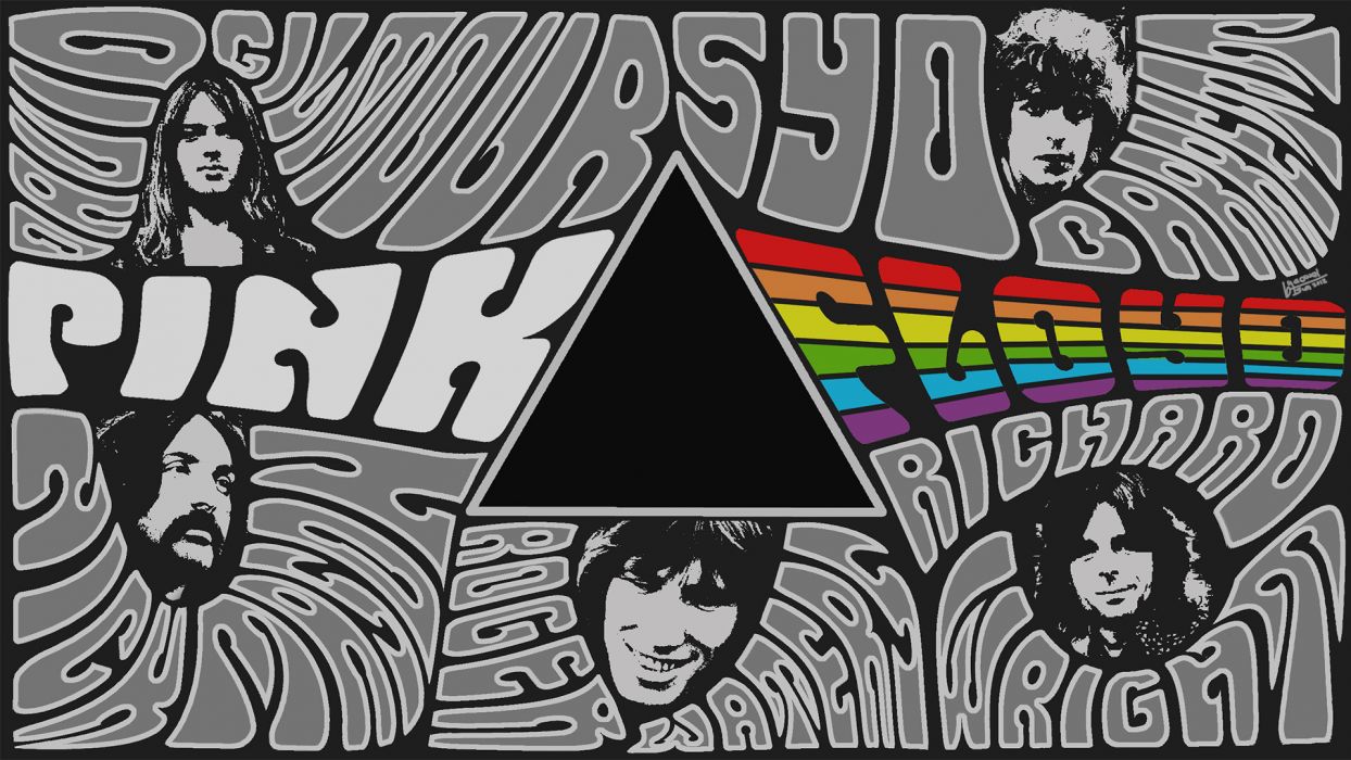 Pink Floyd hard rock classic retro bands groups album covers logo wallpaperx1080
