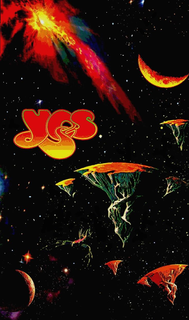 Artwork from Yes songs, by Roger Dean. Rock album covers, Progressive rock, Rock n roll art