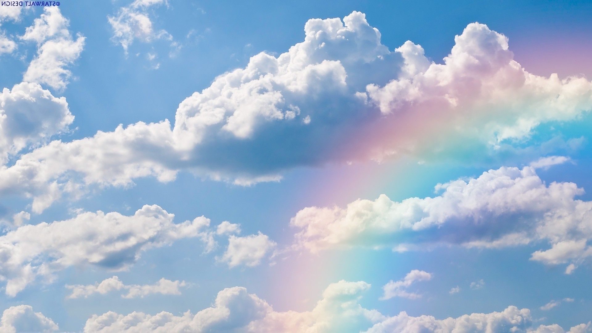 Sky Clouds Rainbow Wallpaper, HD Sky Clouds Rainbow Background on WallpaperBat