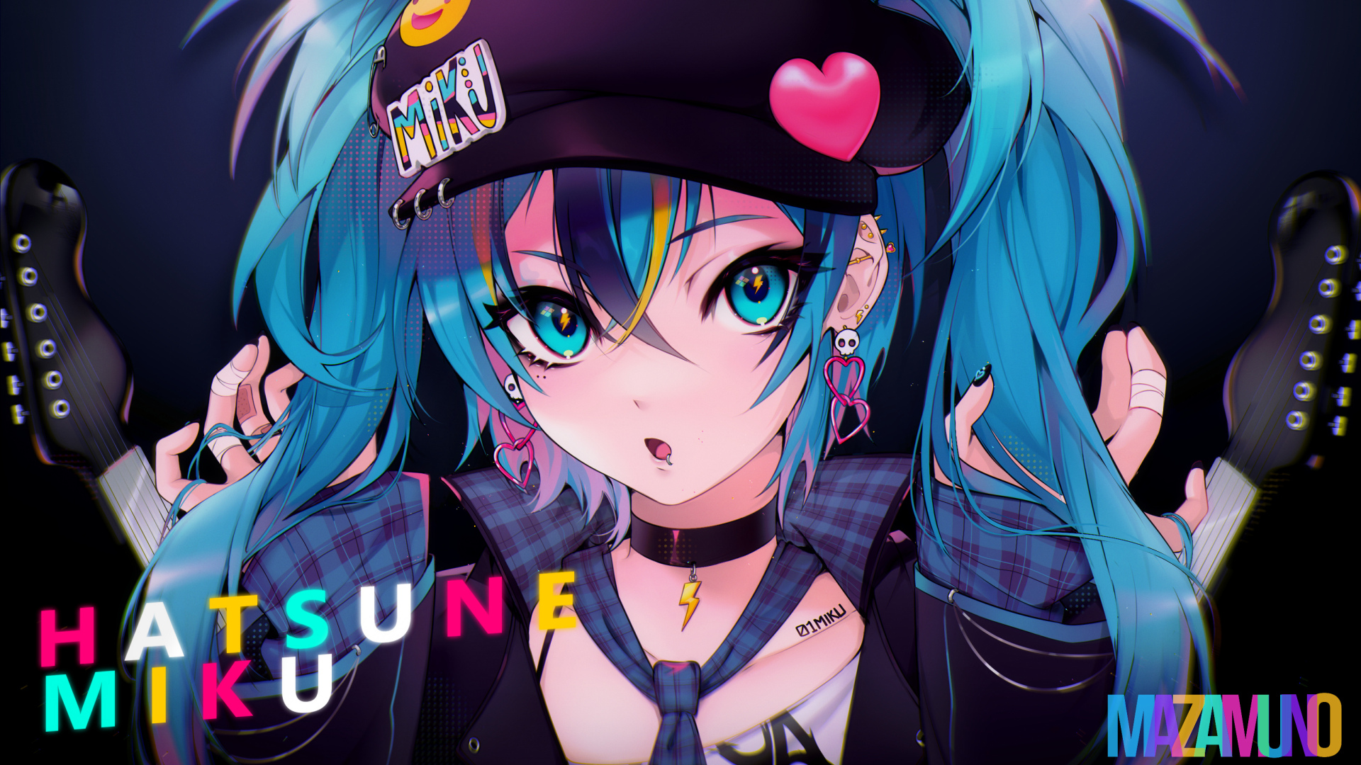 Hatsune Miku. Desktop wallpaper. 1920x1080