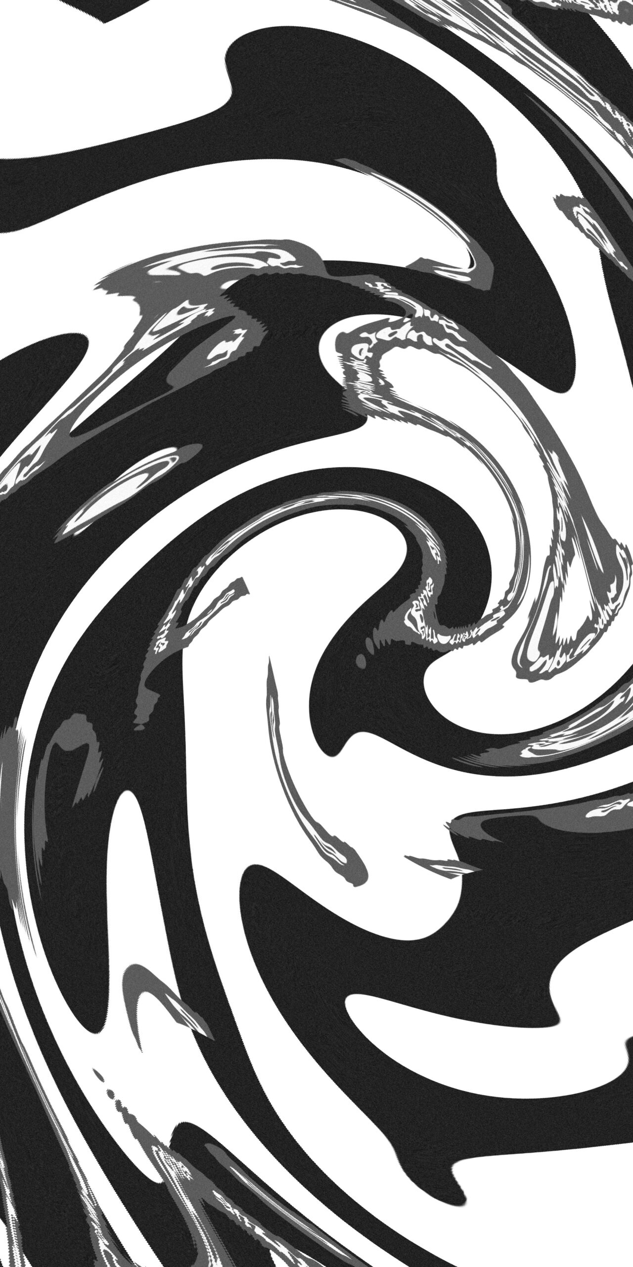 Supreme Black & White Twirl Wallpaper