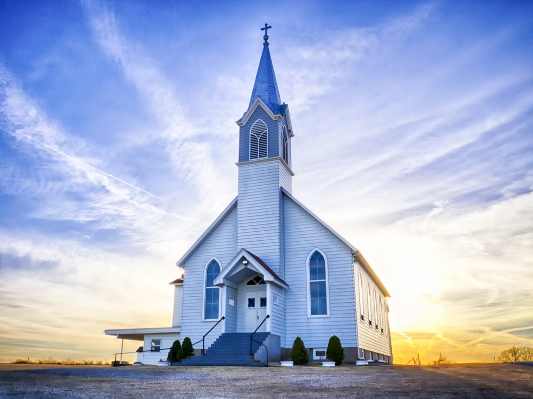 Heavens Arms Kansas Country Church. Smithsonian Photo Contest
