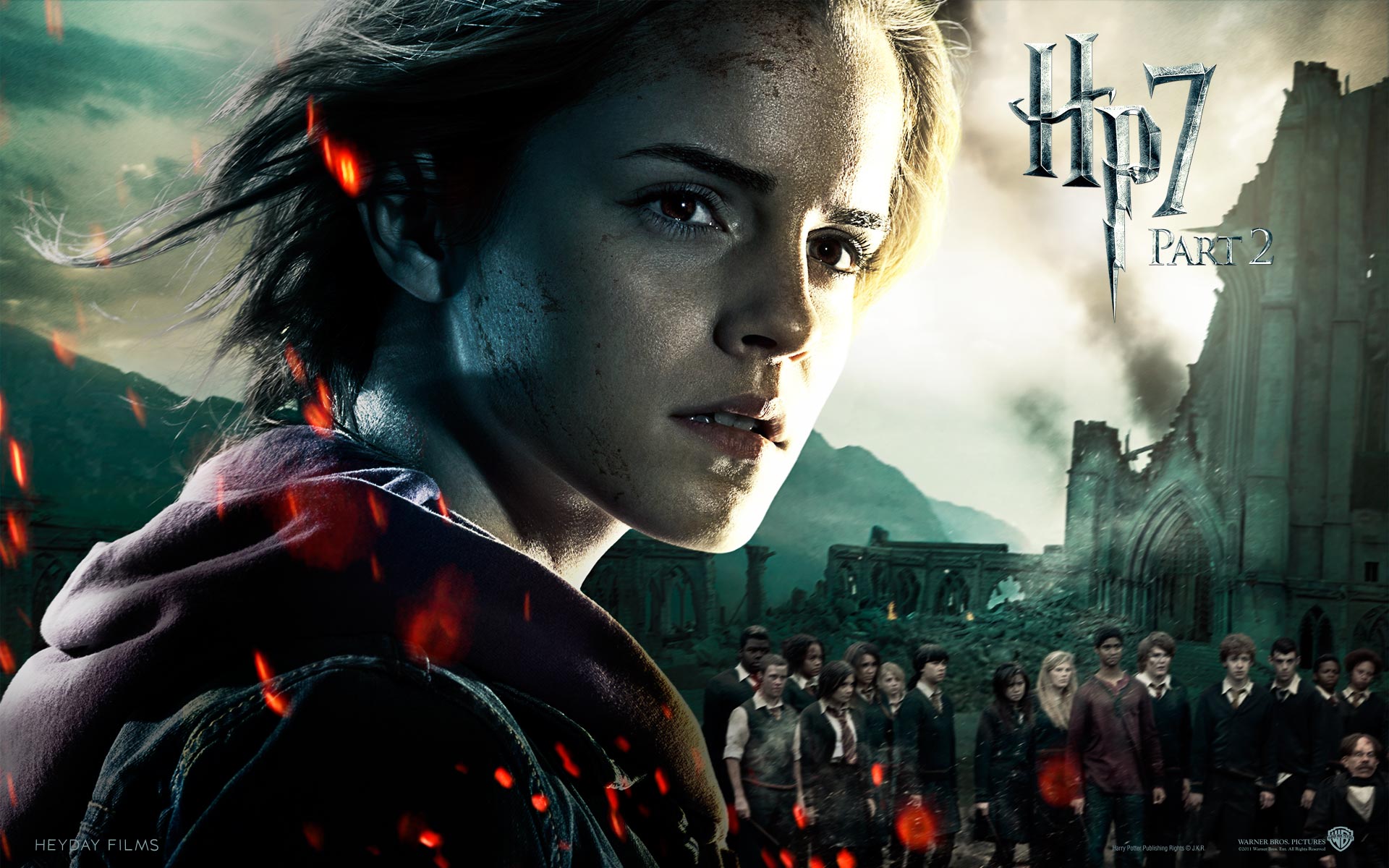 Deathly Hallows Part II Official Wallpaper Potter And The Deathly Hallows Part 2 Wallpaper
