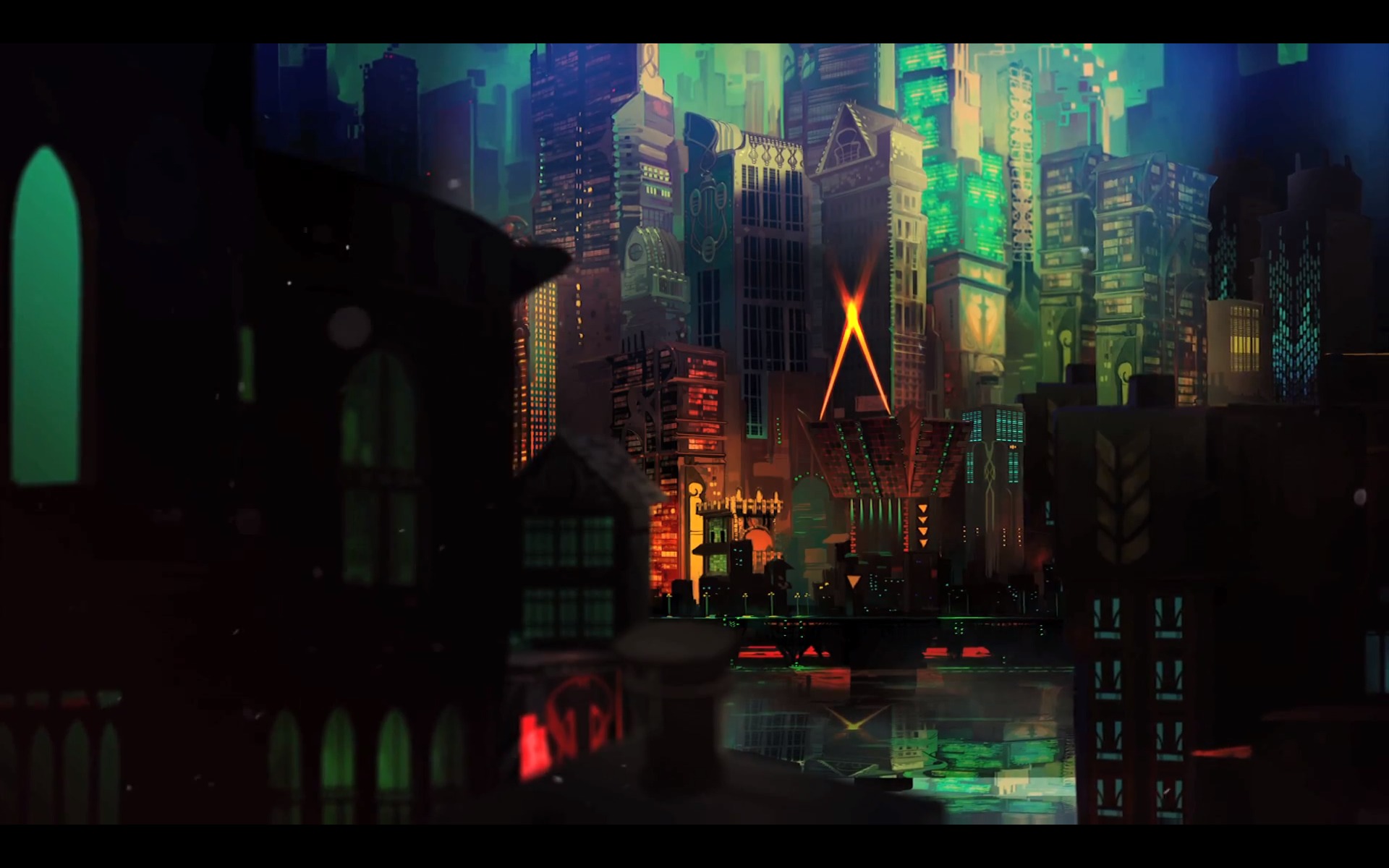 transistor, Game, Anime, City Wallpaper HD / Desktop and Mobile Background