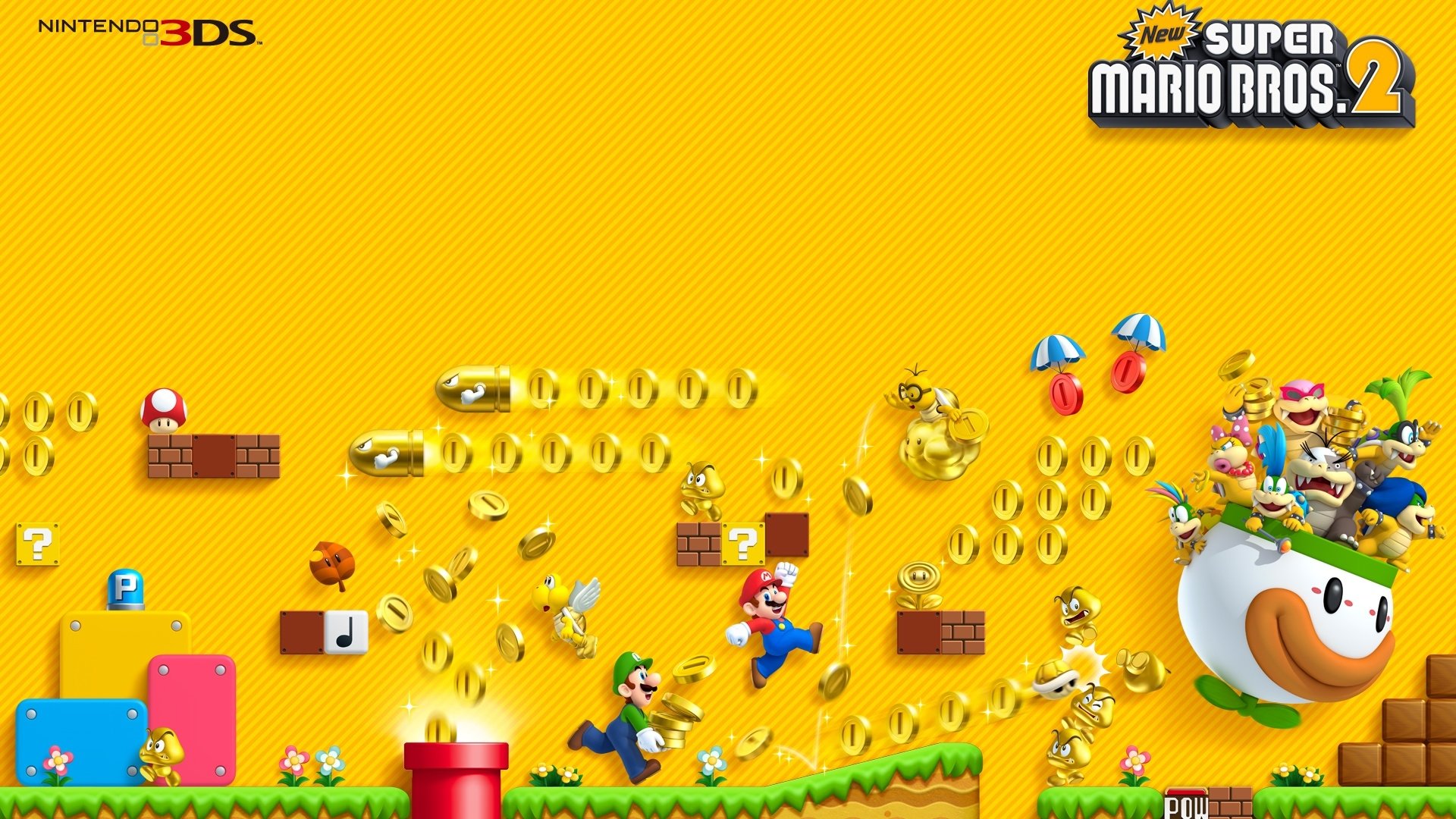 New Super Mario Bros. 2 HD Wallpaper and Background Image