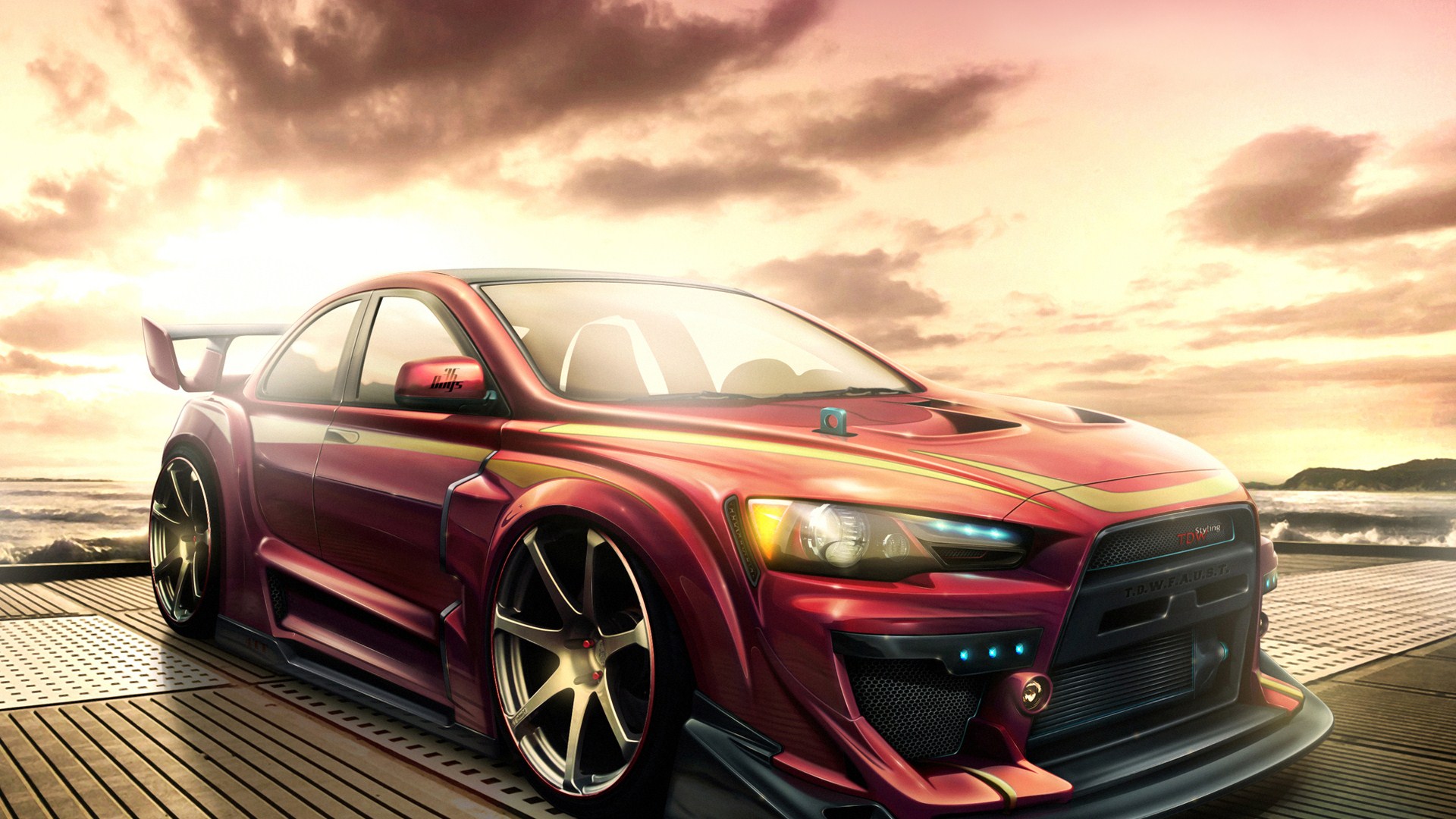 Mitsubishi Lancer Wallpaper 1080p