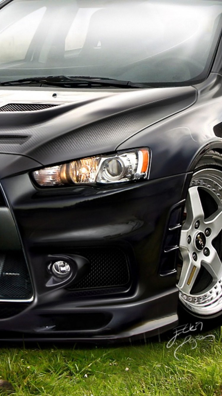 Mitsubishi Lancer Evolution X HD Wallpaper iPhone 6 / 6S