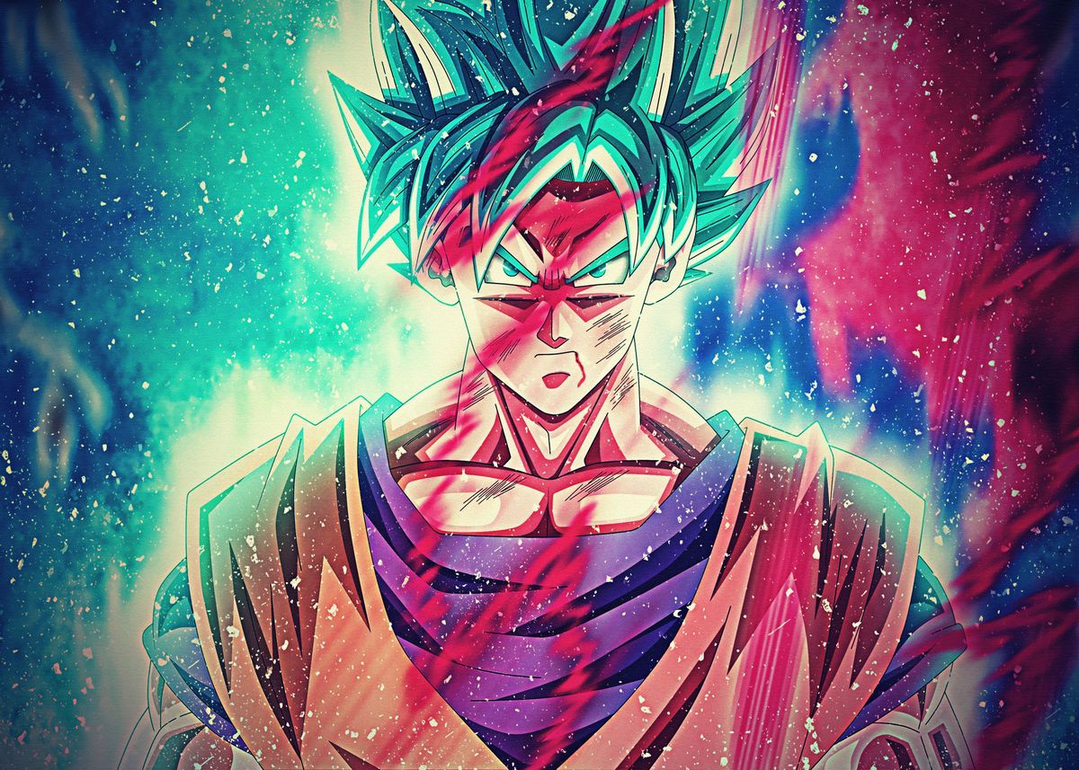 Dragon Ball Z Super' Poster by BreannaGulgowski. Displate. Dragon ball super wallpaper, Goku super saiyan blue, Dragon ball super