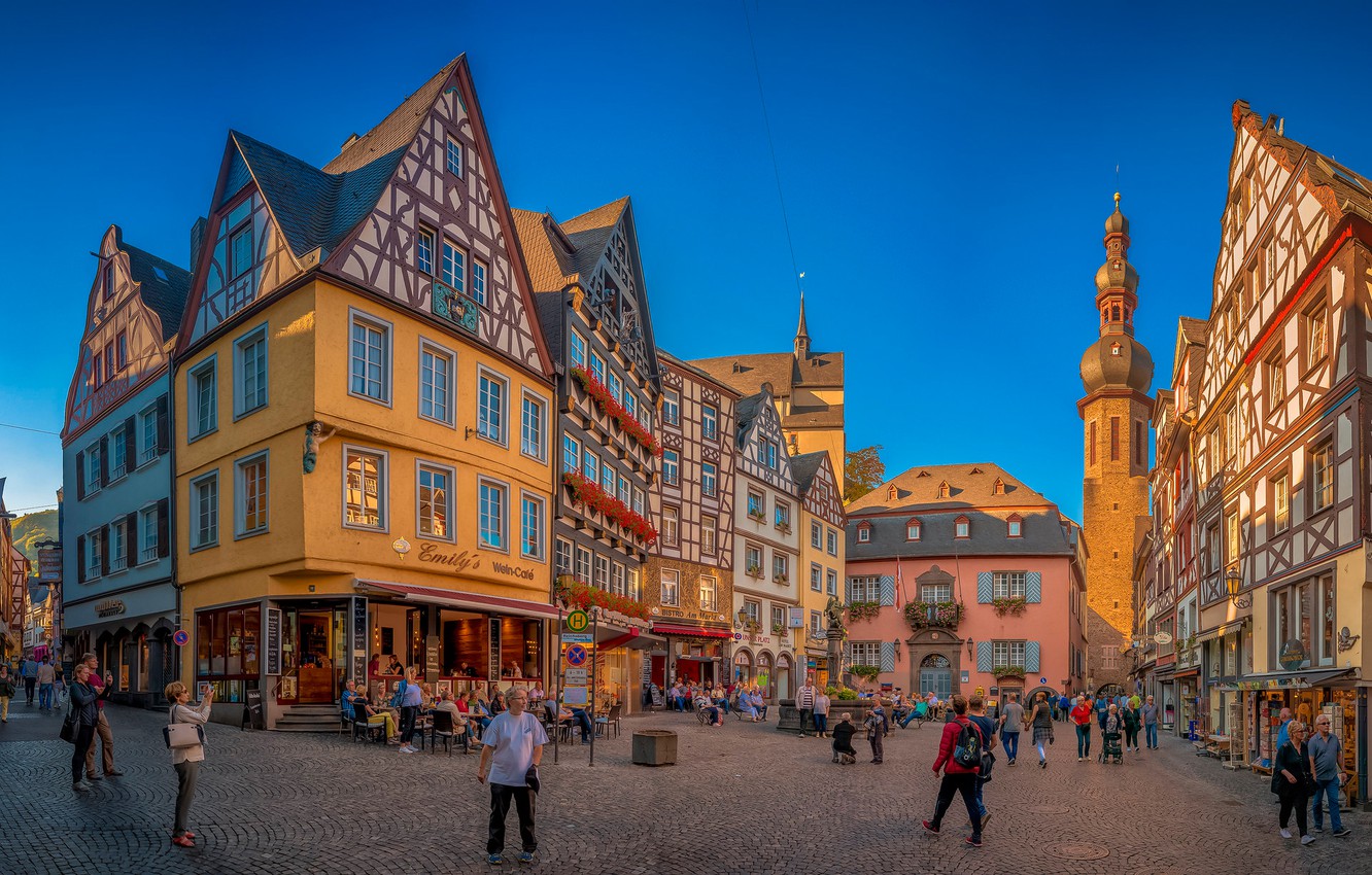 Wallpaper People, Building, Home, Germany, Area, Germany, Cochem, Cochem, Marketplace, Rhineland Palatinate Image For Desktop, Section город