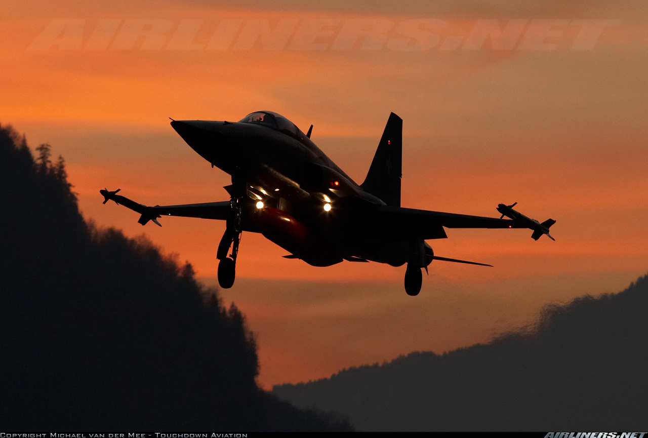 Northrop F 5E Tiger II Force. Aviation Photo