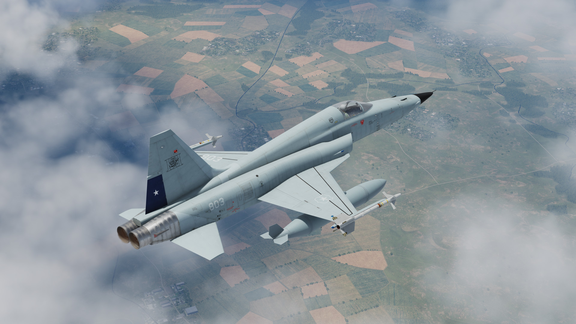 F 5E Tiger II In Colors Of F 5E Tigre III Of Chilean Air Force (FACH)