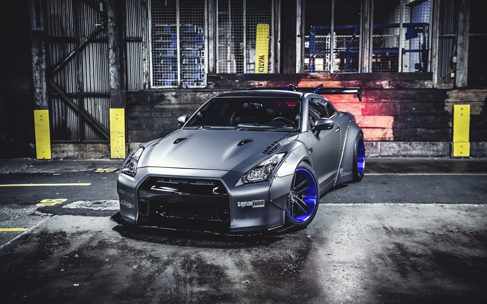 Nissan GTR Liberty Walk Front View HD Wallpaper