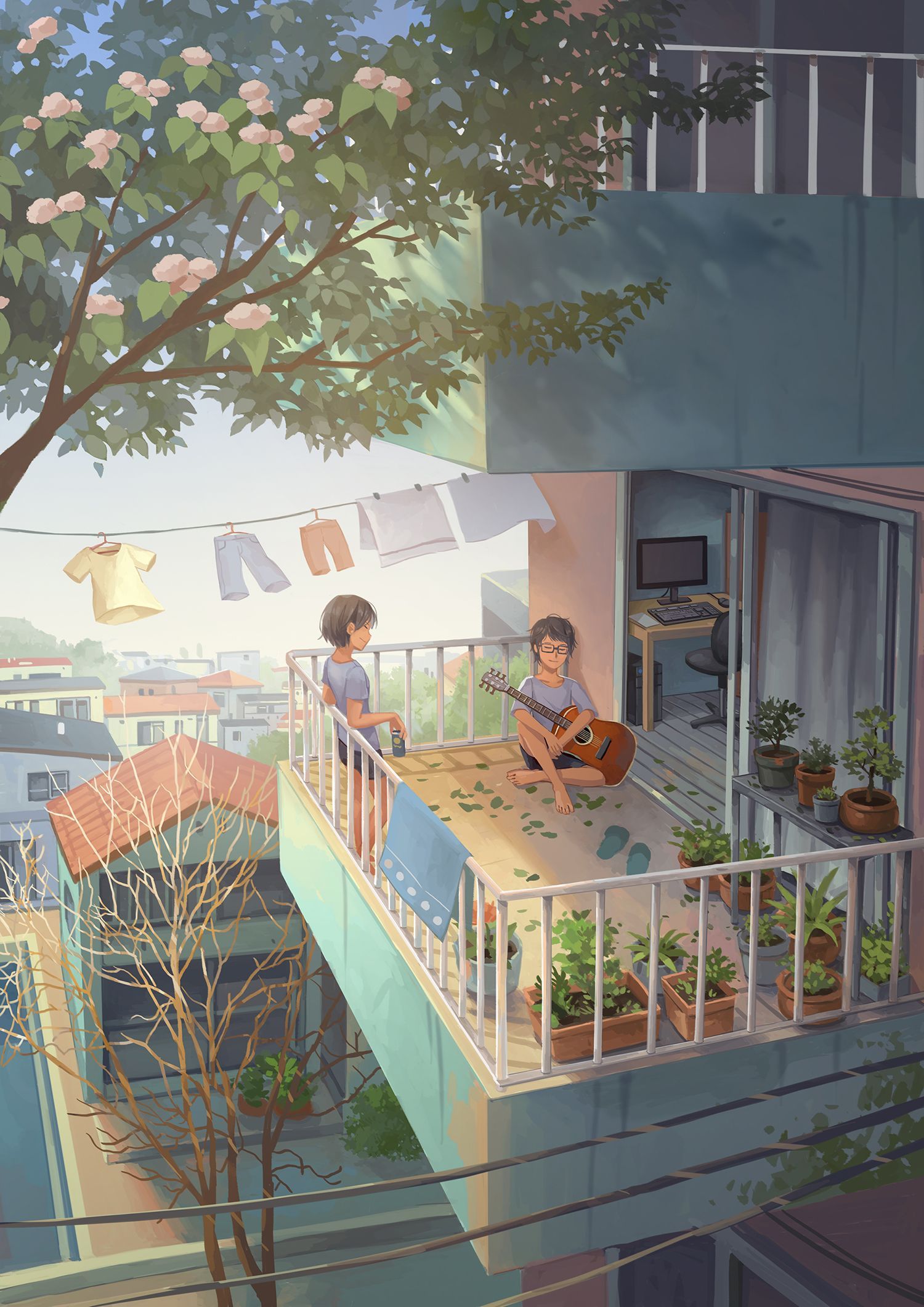 illustrative drawings: Search Result. Dreamy art, Anime scenery wallpaper, Anime scenery