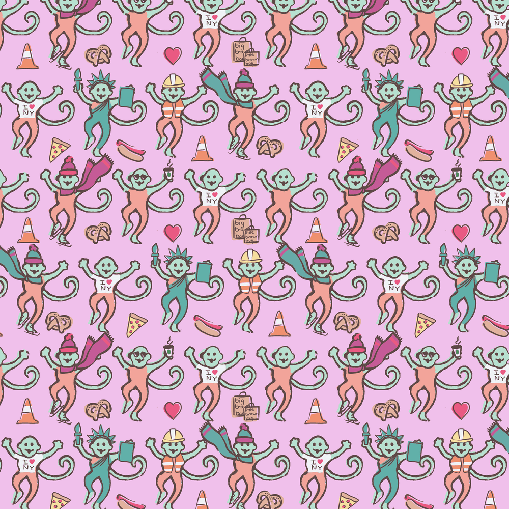 Happy Roller Rabbit Wallpaper