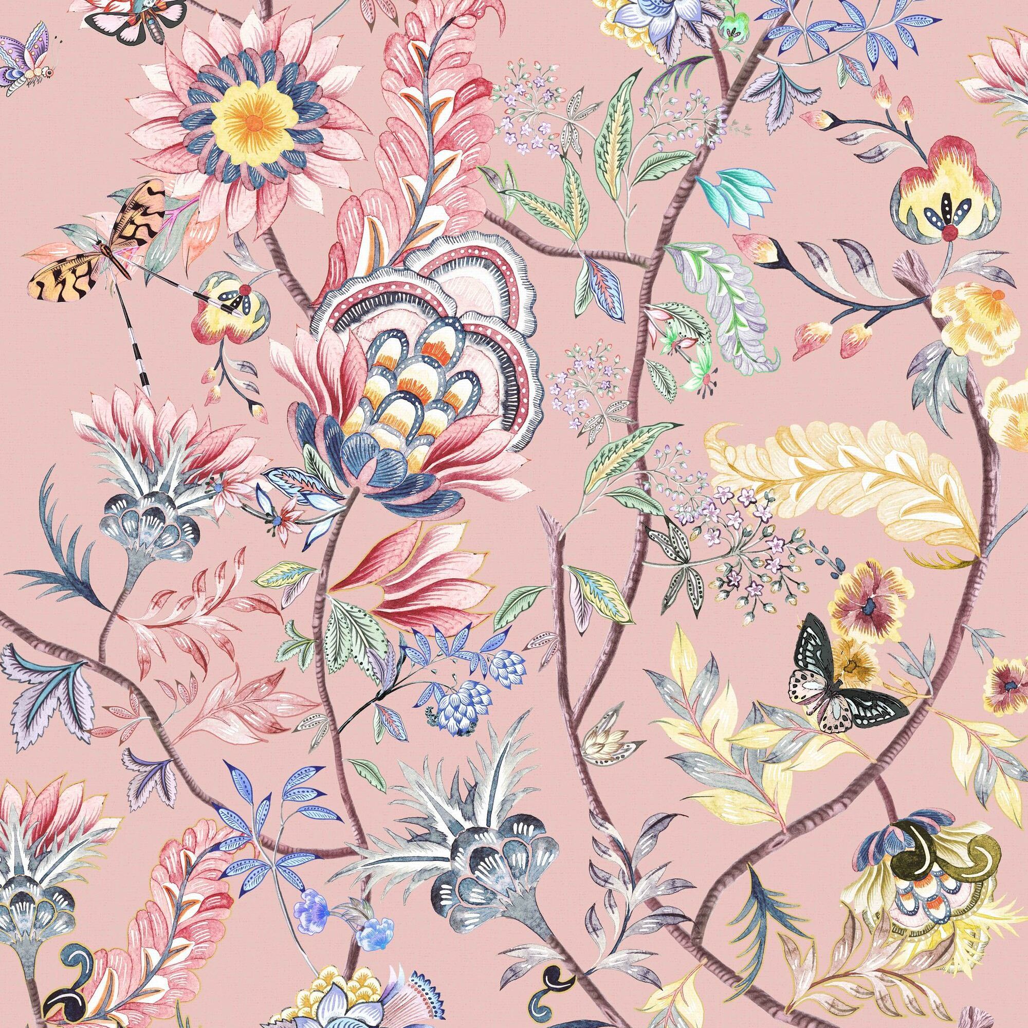 Floral Boho Wallpaper