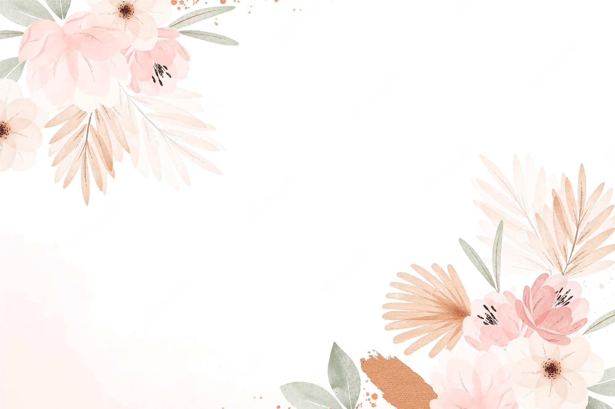 Free Boho Floral Vectors, Image in AI, EPS format