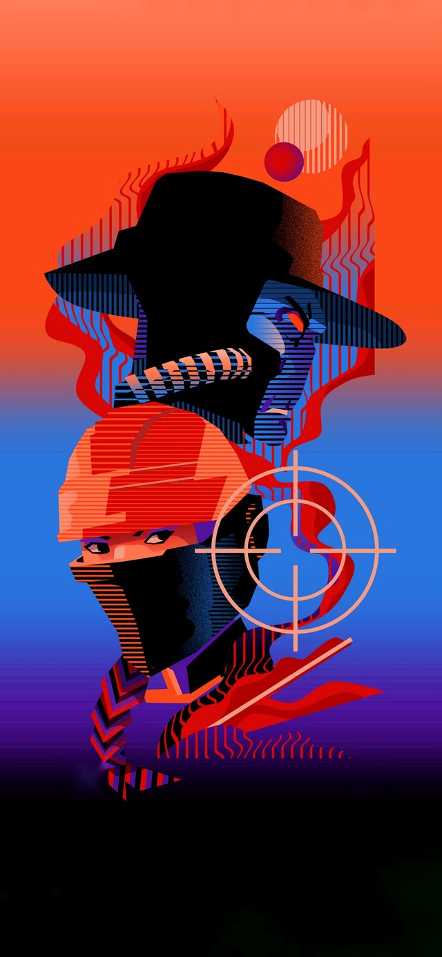 Star Wars, The Bad Batch, Cad Bane & Fennec Shand wallpaper [2160x4676]