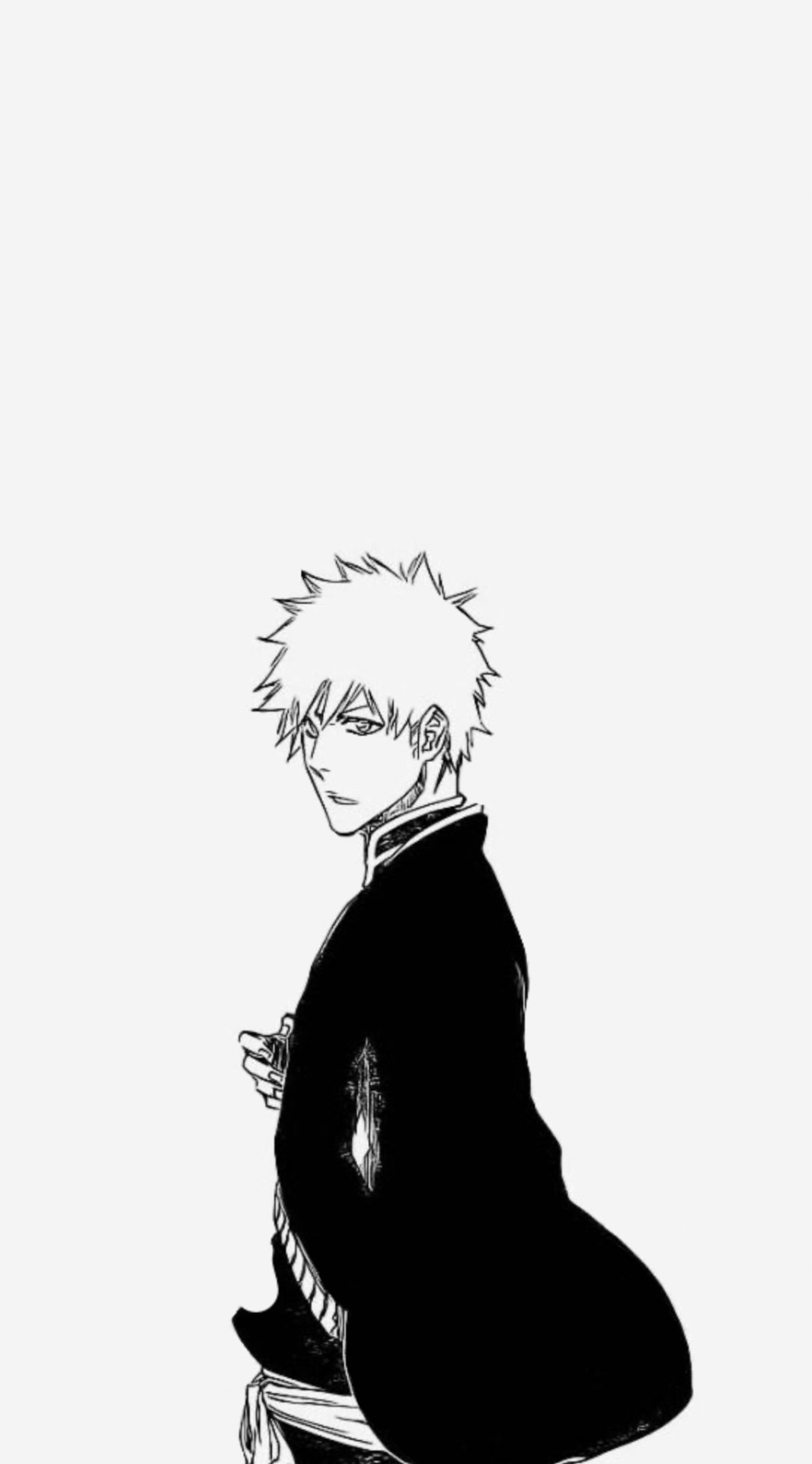 some minimalistic phone wallpaper for ichigo's