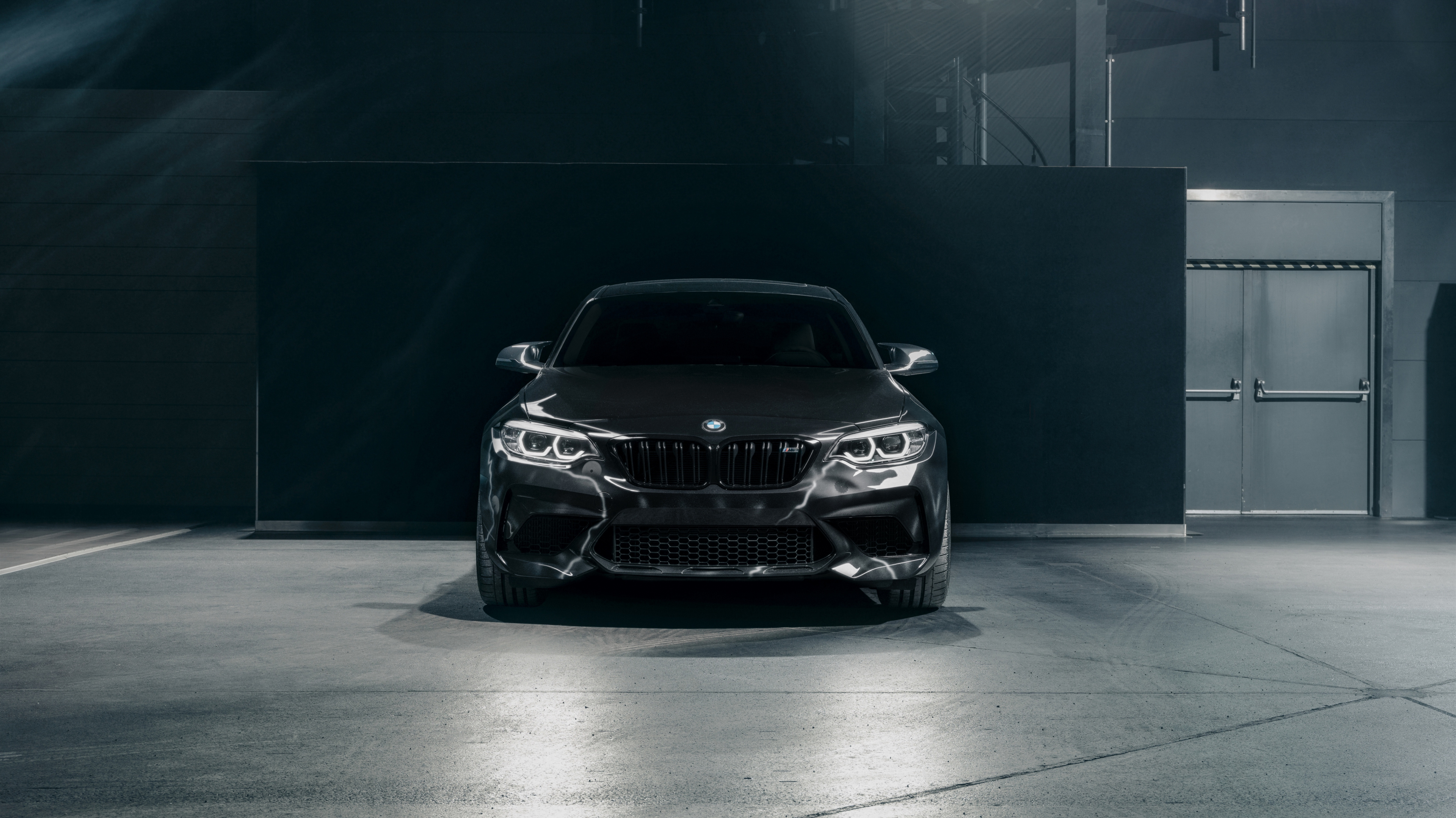 Download Black car, BMW M2 wallpaper, 3840x2160, 4K UHD 16:9, Widescreen