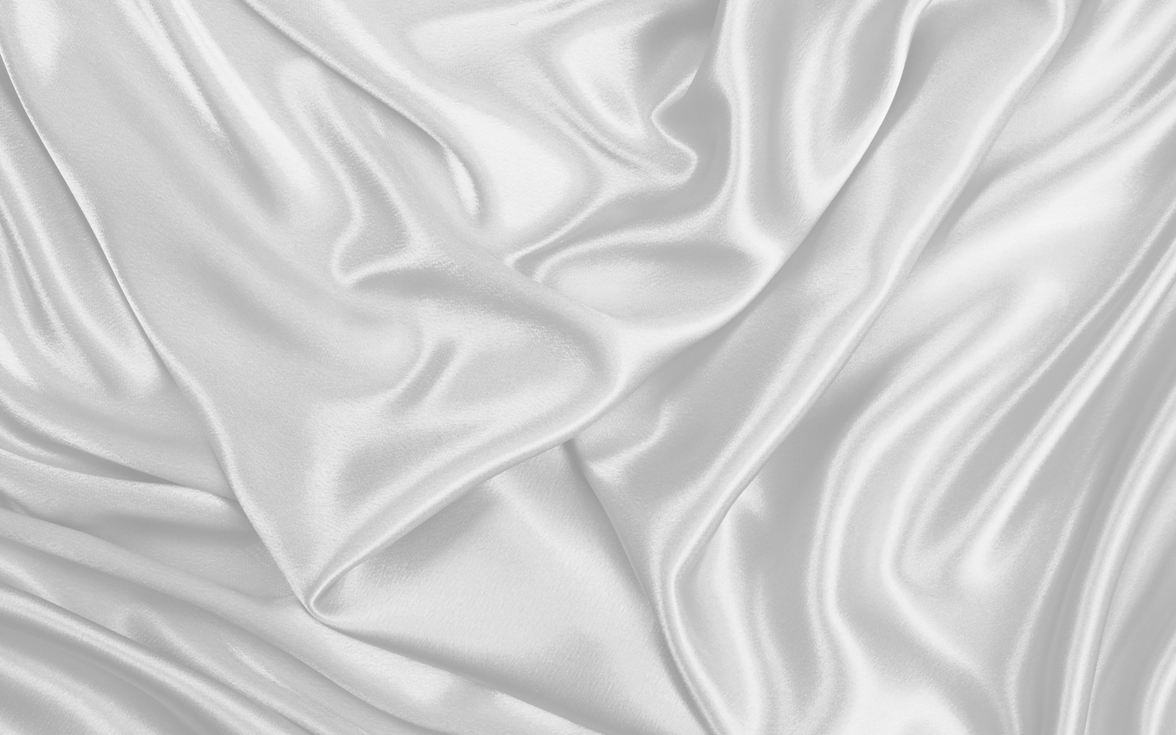 Download wallpaper white silk, 4k, white fabric texture, silk, white background, white satin, fabric textures, satin, silk textures for desktop with resolution 3840x2400. High Quality HD picture wallpaper