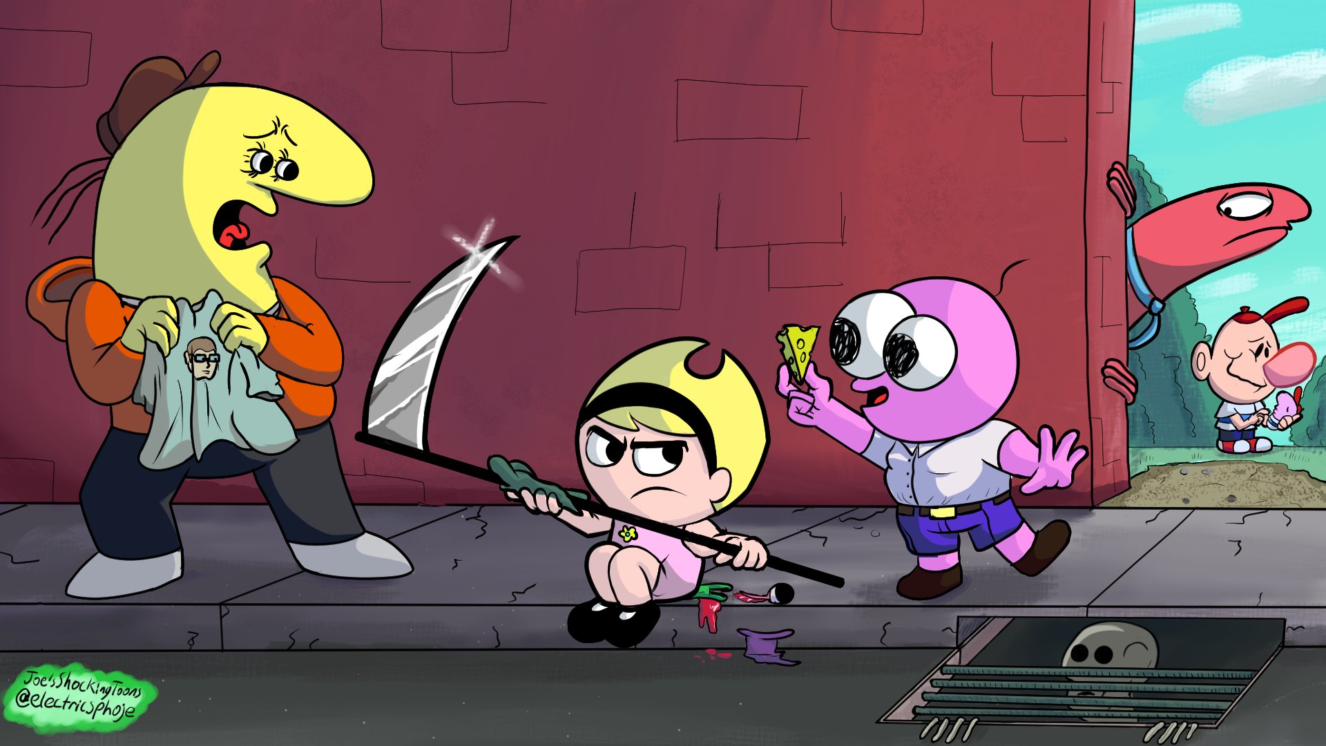 Grim Smiling Friends' Adventures by ElectroJoe on Newgrounds