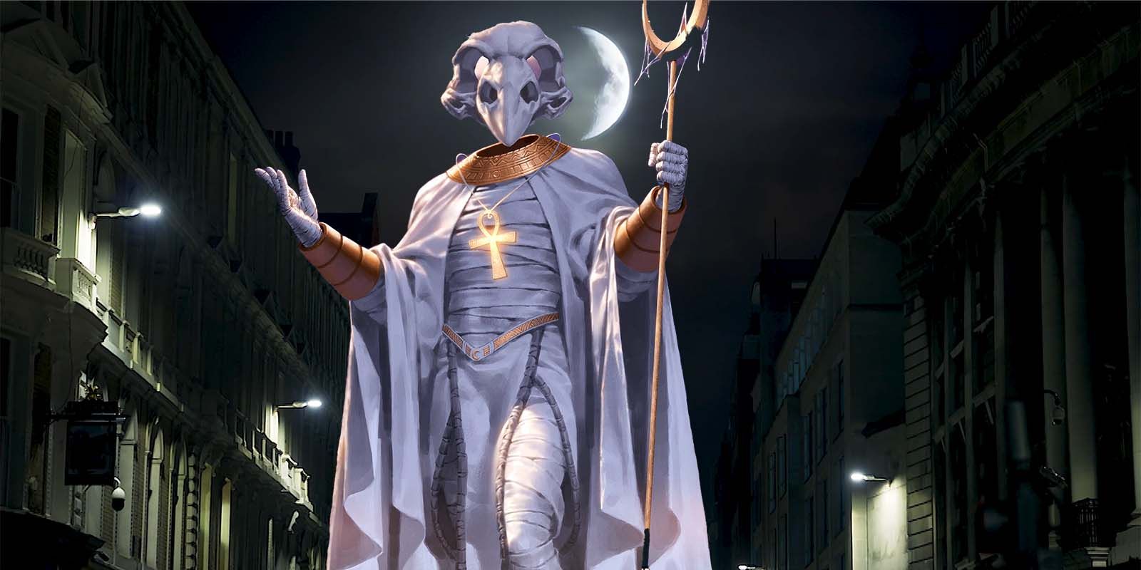 Moon Knight New Picture Reveal Best Look At Khonshu Yet