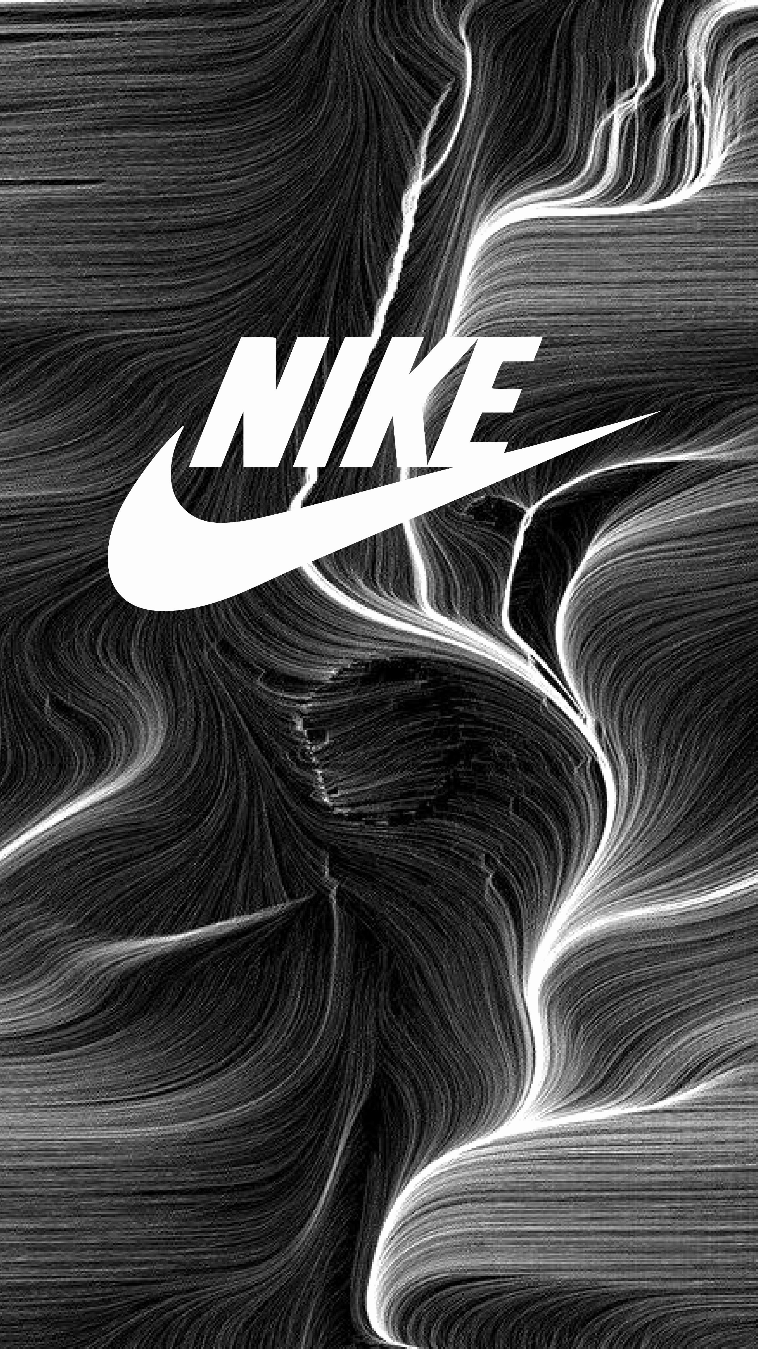 Black Nike iPhone Wallpaper