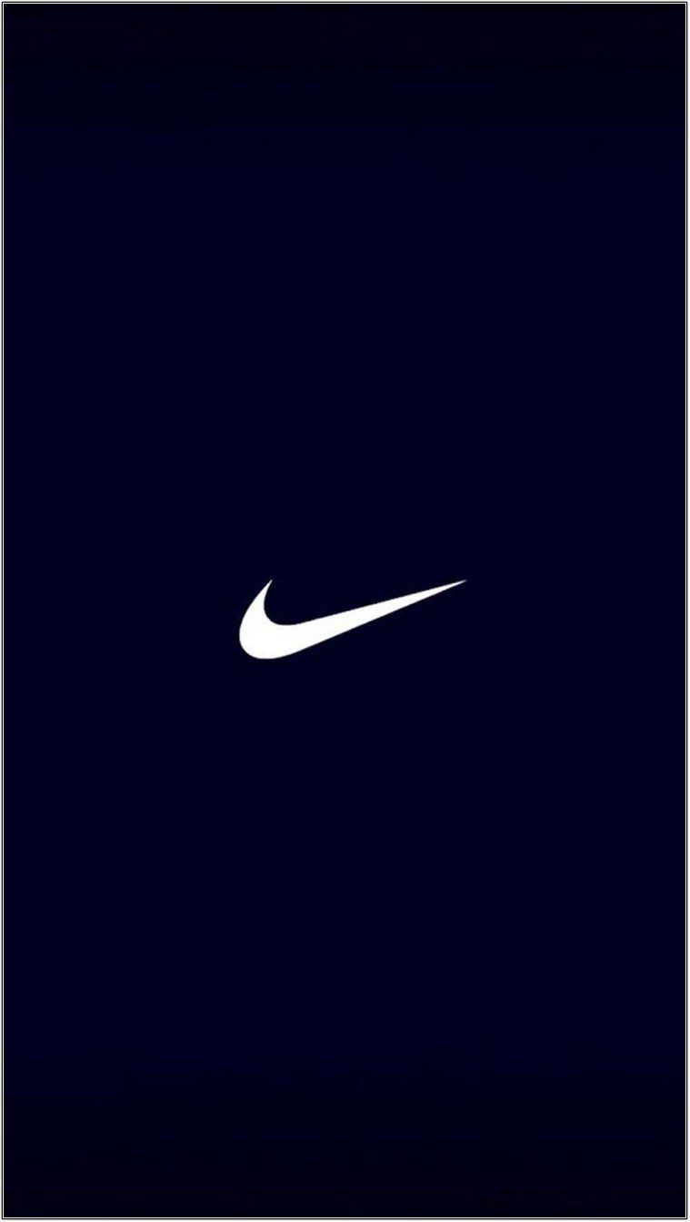 Blue Nike iPhone Wallpaper