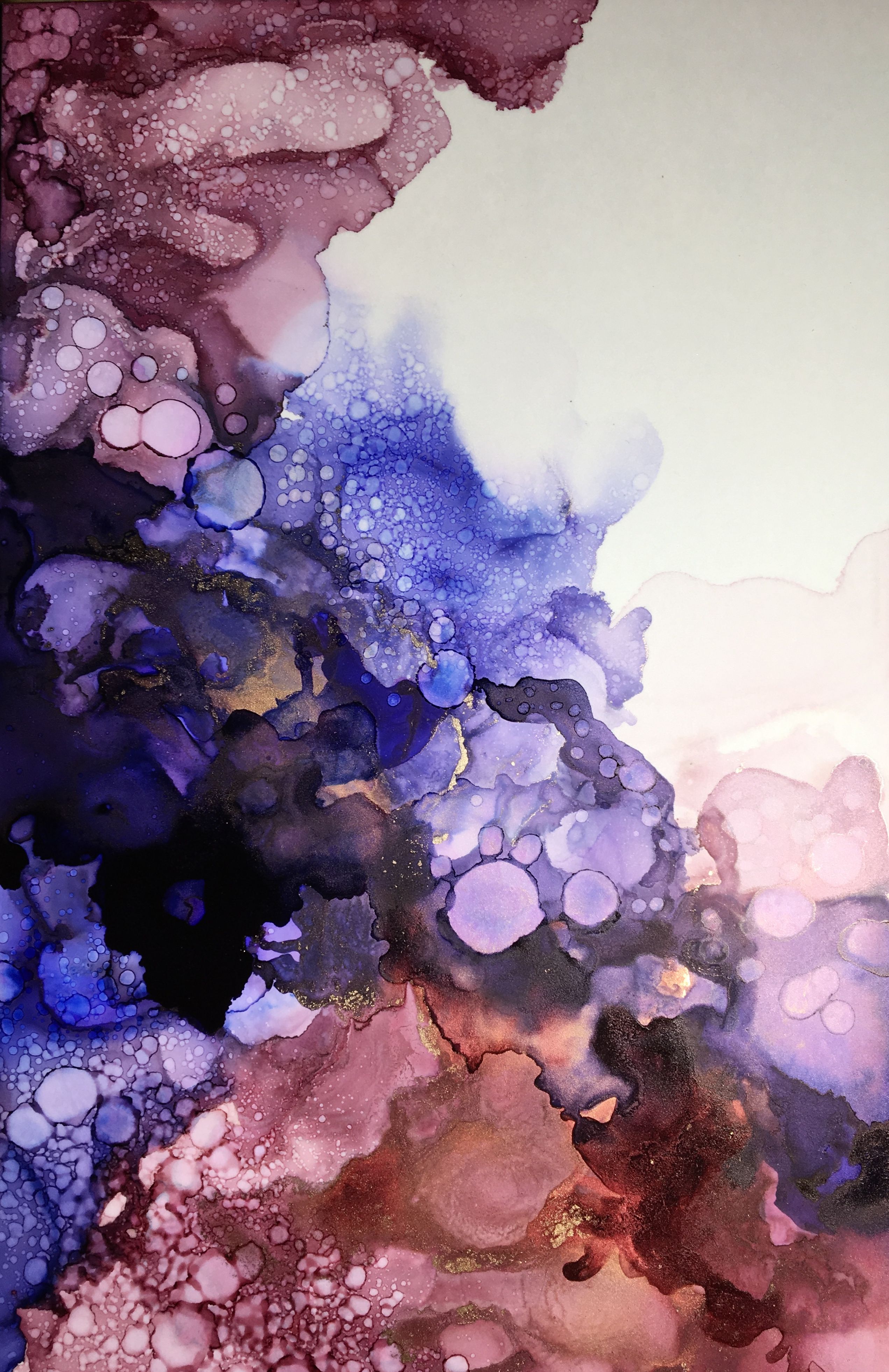 Alcohol Ink Painting. Pretty wallpaper background, Pretty wallpaper iphone, Pretty wallpaper