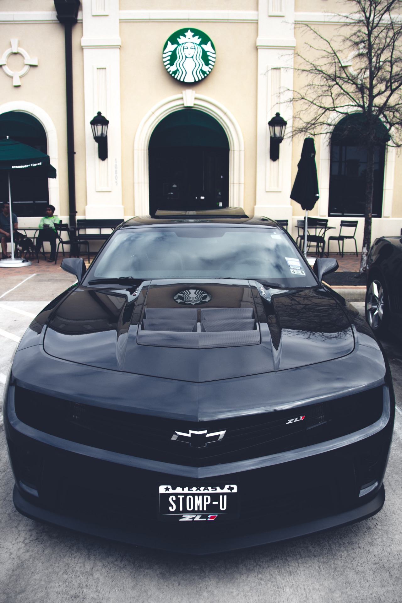 Chevrolet Camaro Black Wallpaper HD Phone