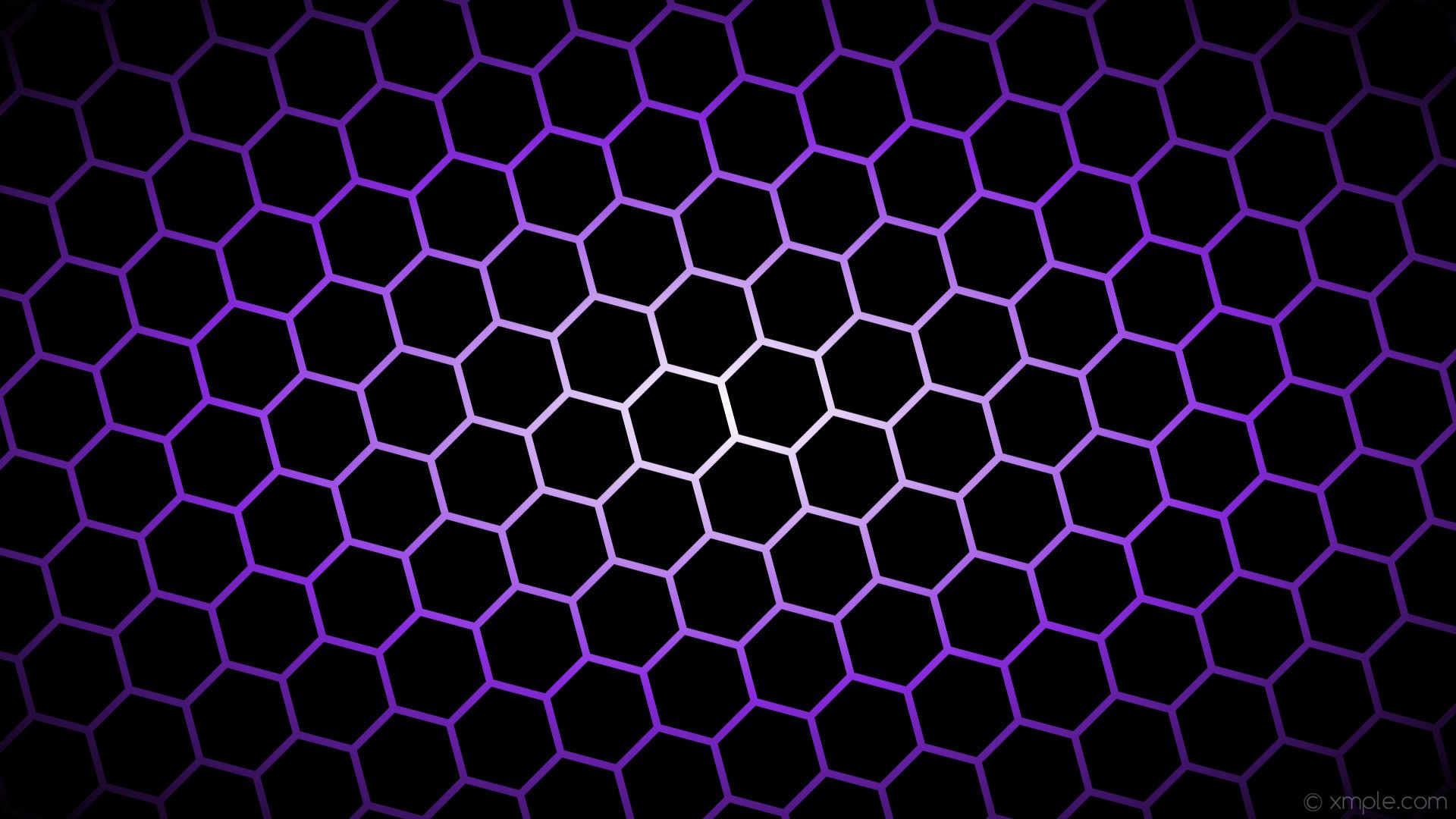 Purple Hexagon Wallpaper