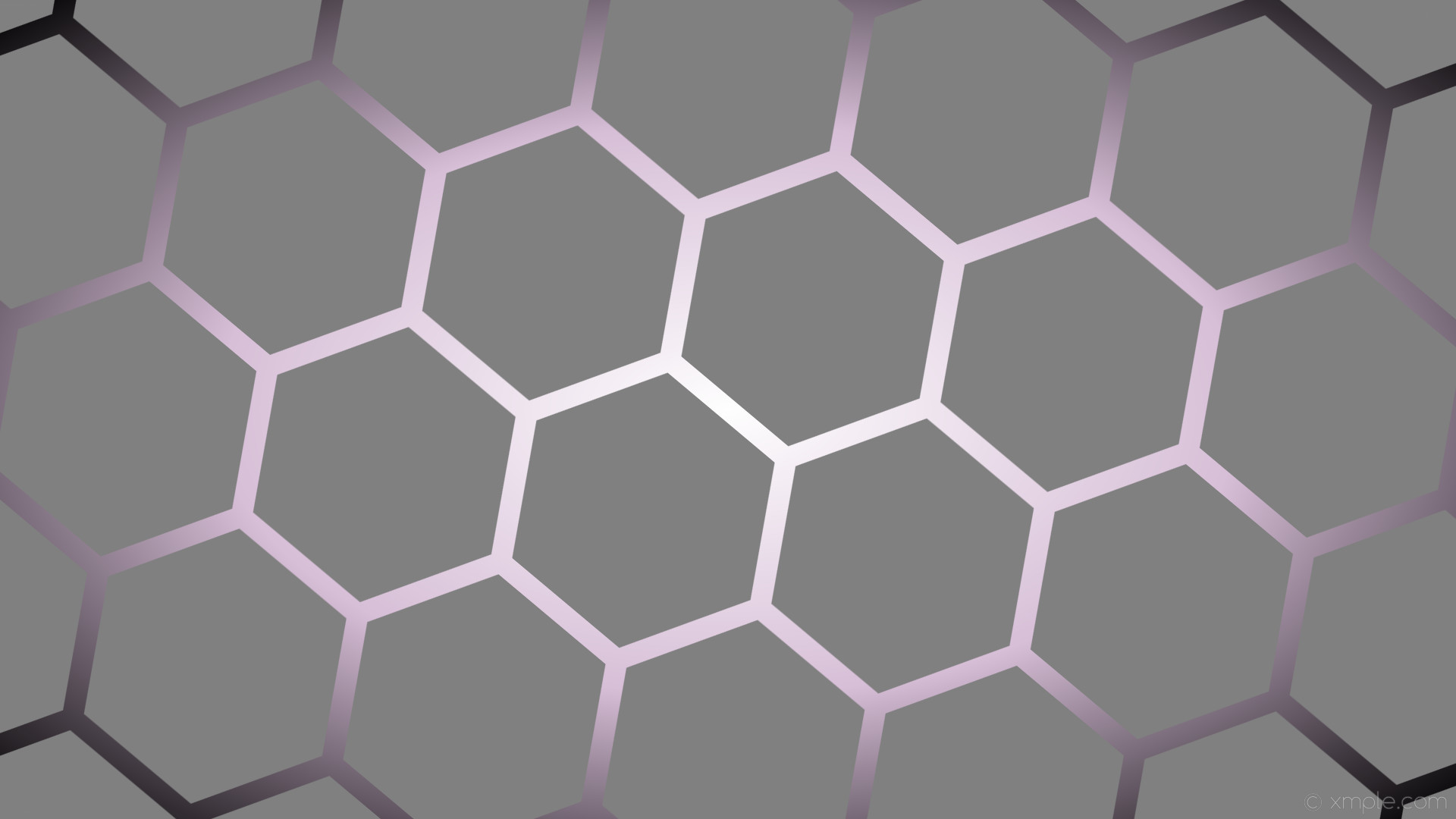 Wallpaper Grey Black Gradient Purple Hexagon White