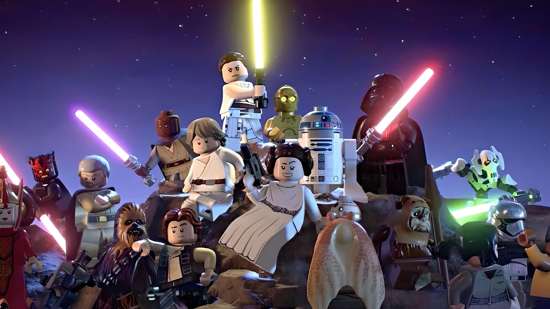 All the Lego Star Wars: The Skywalker Saga characters