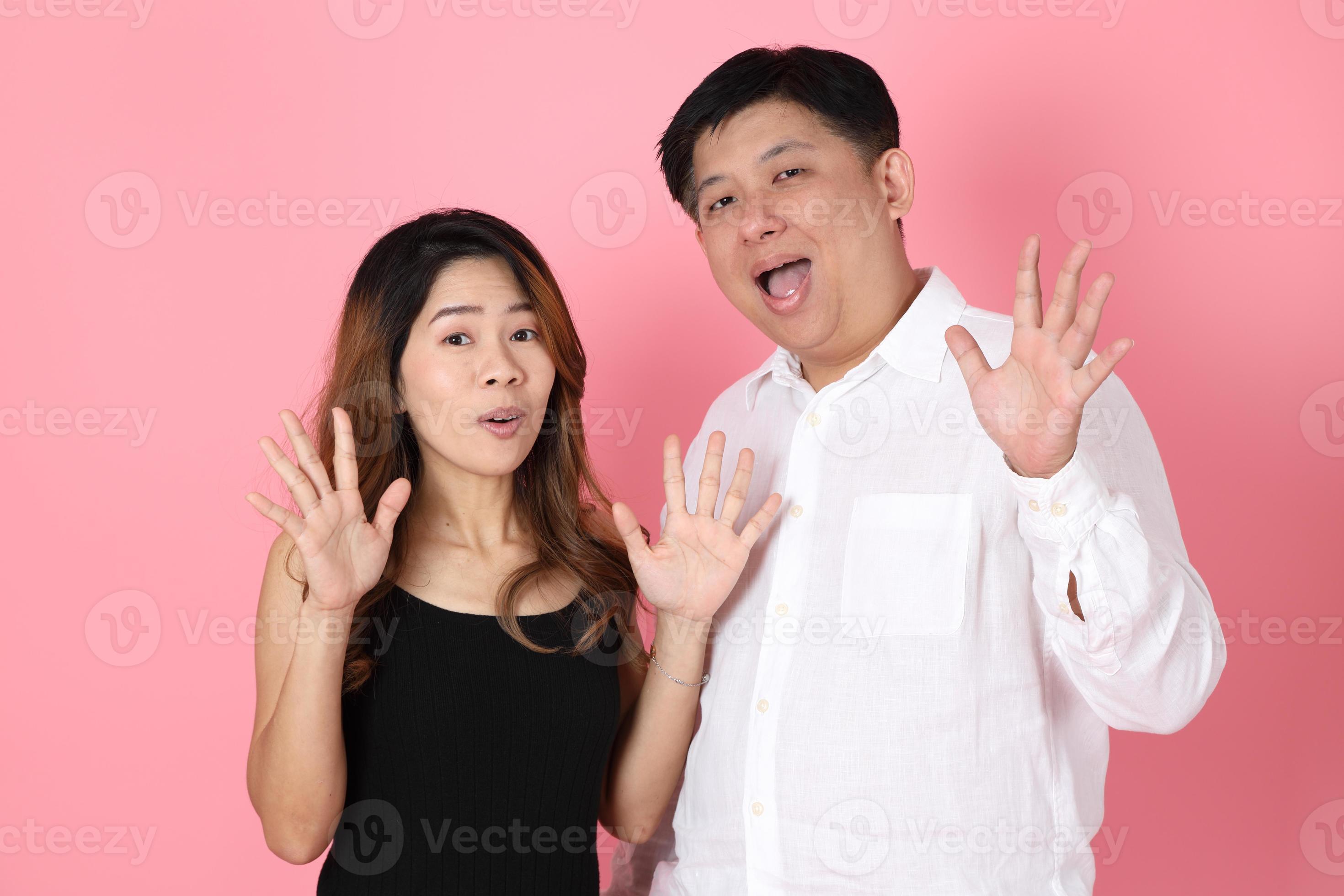 Pink Asian Couple