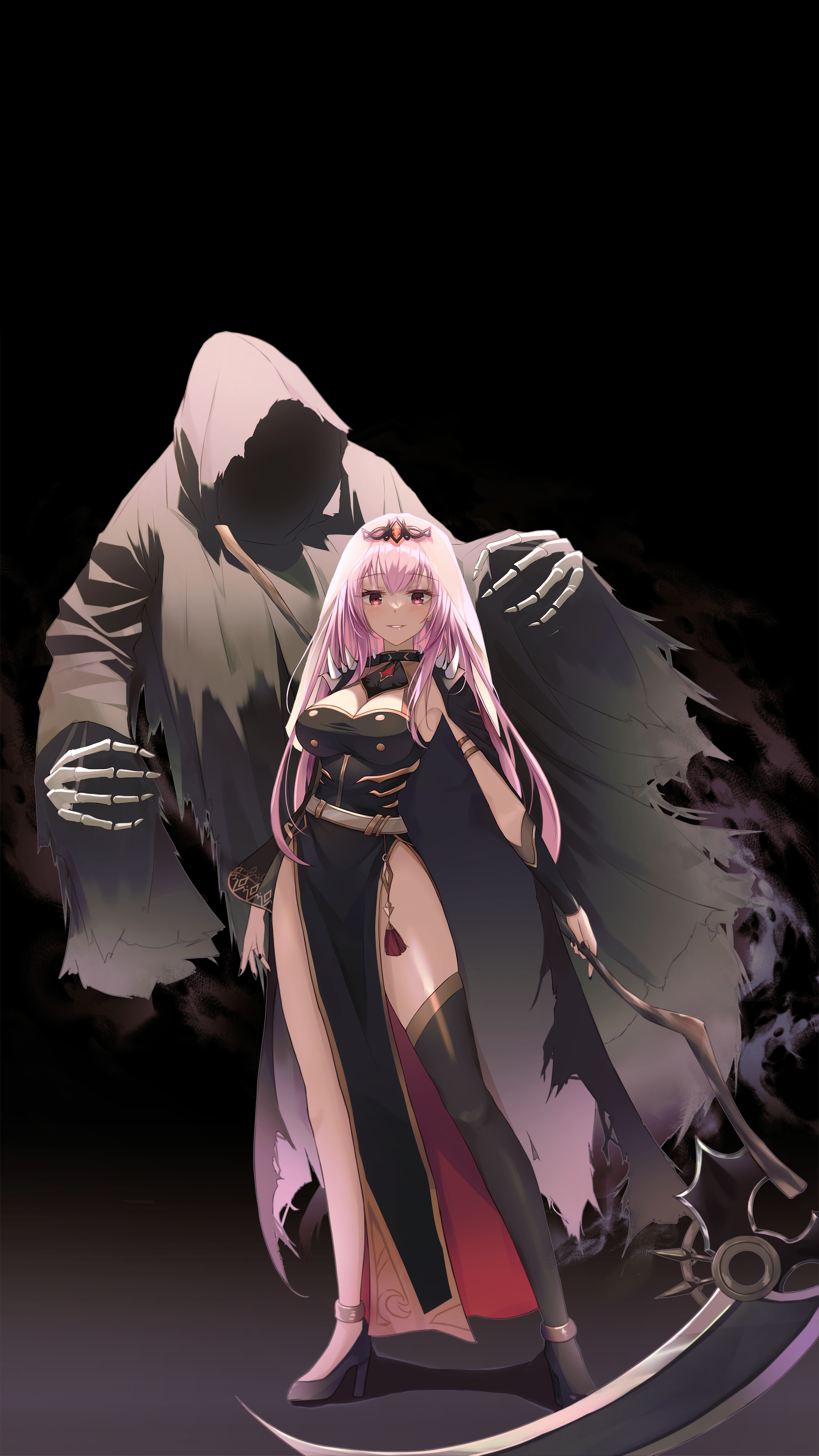 2880x5120] [AMOLED] Mori Calliope (Virtual YouTuber / Hololive EN)