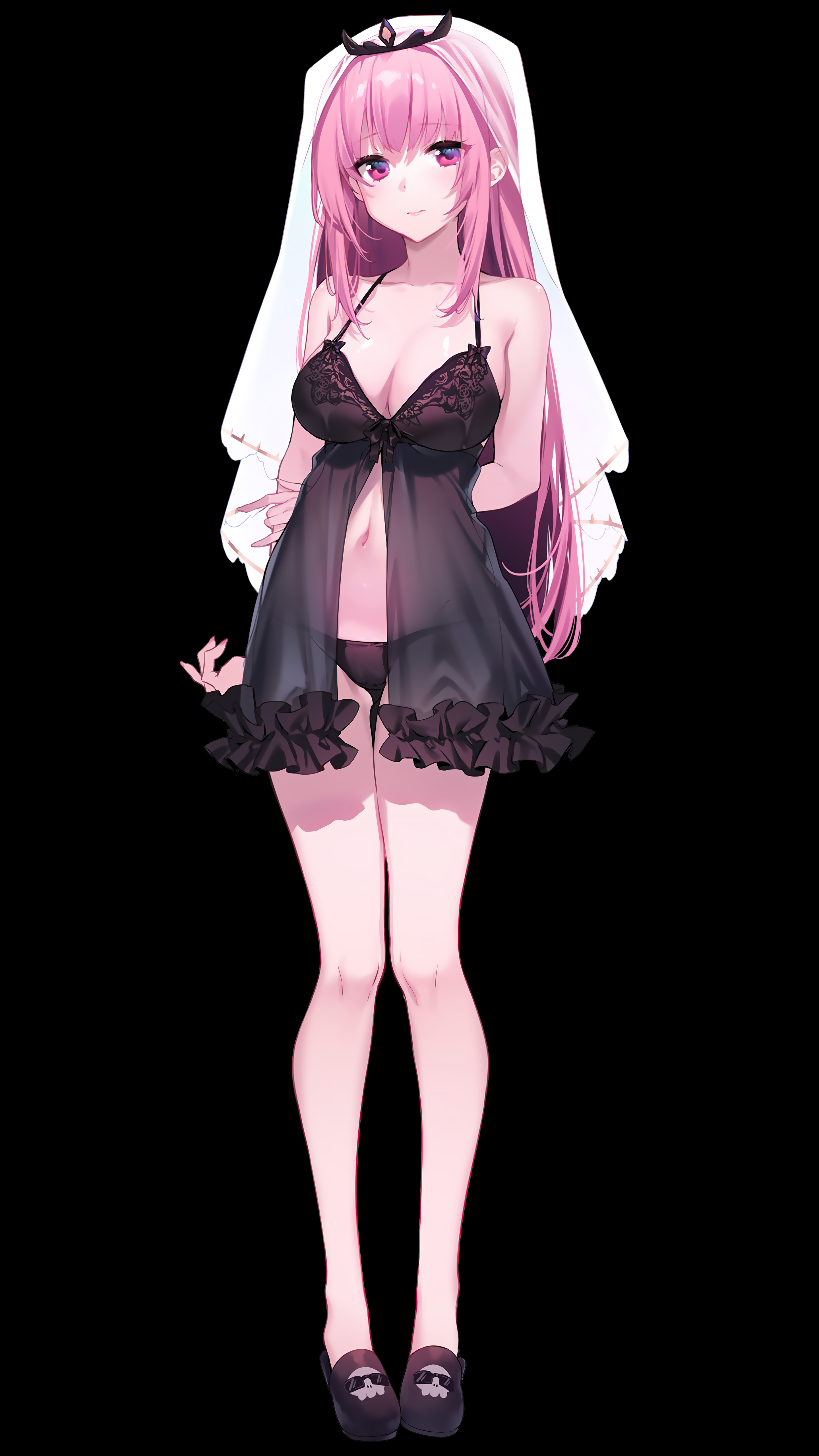 Négligée Wonders” Mori Calliope [Virtual YouTuber / Hololive EN] [AMOLED] (2880×5120)