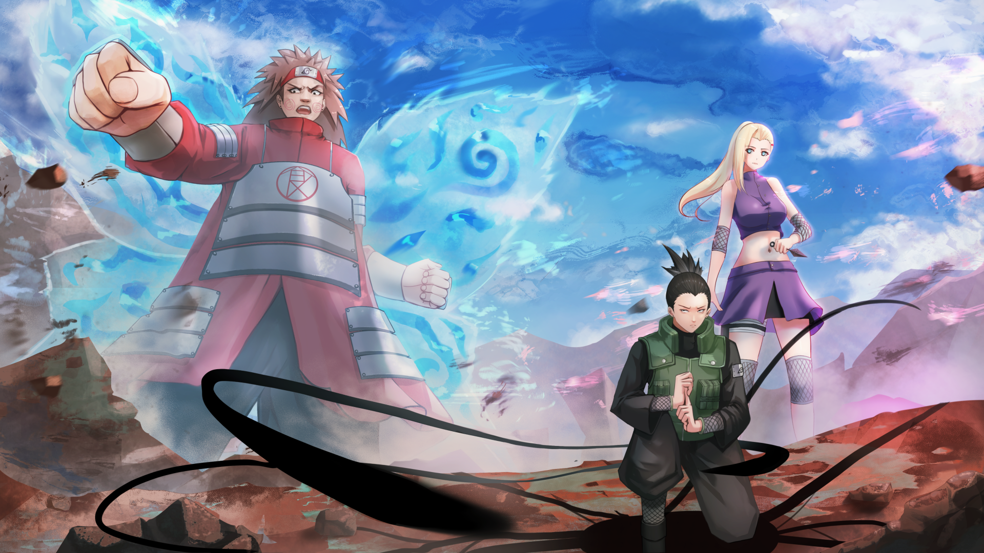 Team Ino–Shika–Chō by dreamkite 4k Ultra HD Wallpaper