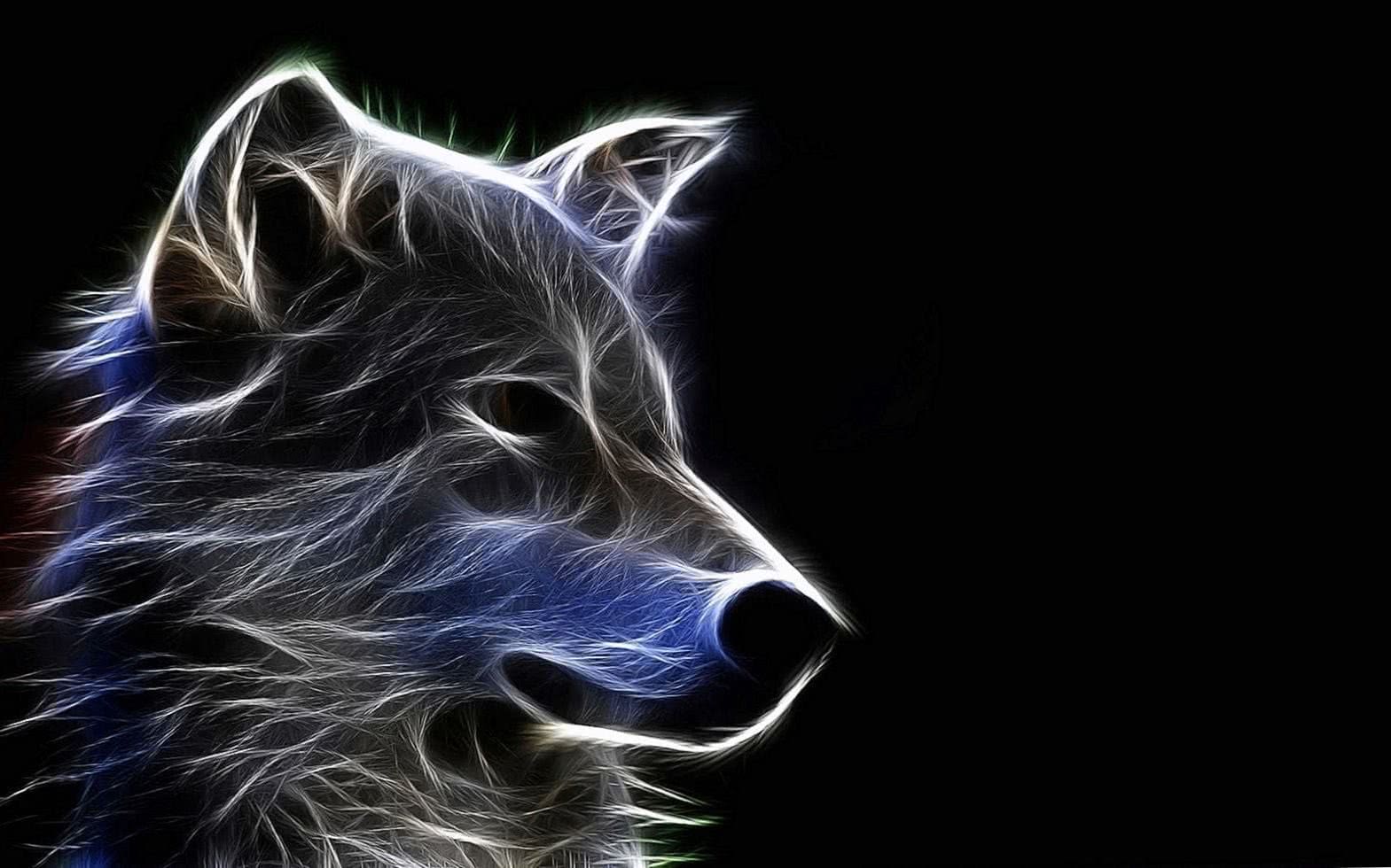 Wolf HD 3D Wallpaper