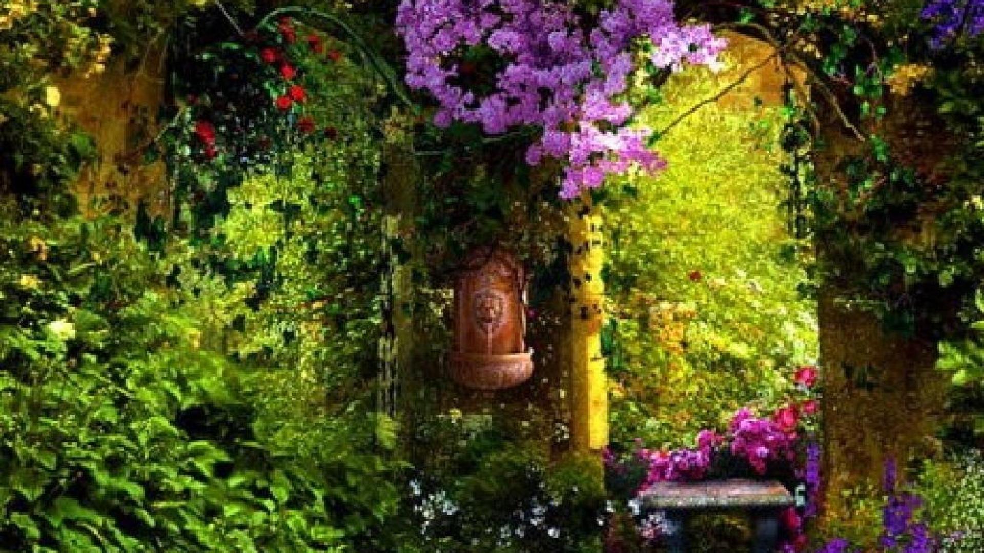 Enchanted Garden Wallpaper Free Enchanted Garden Background