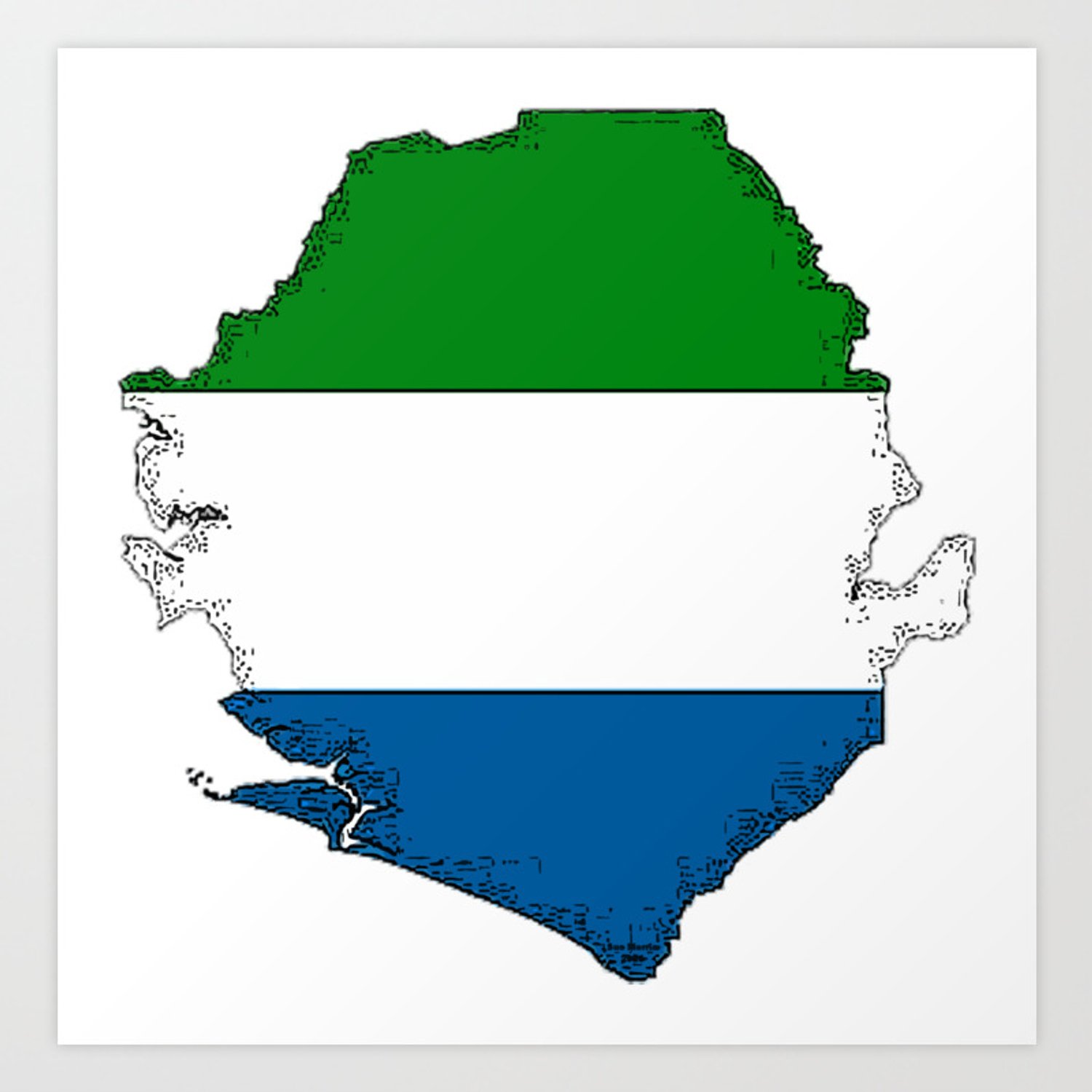 Sierra Leone Map Wallpapers Wallpaper Cave