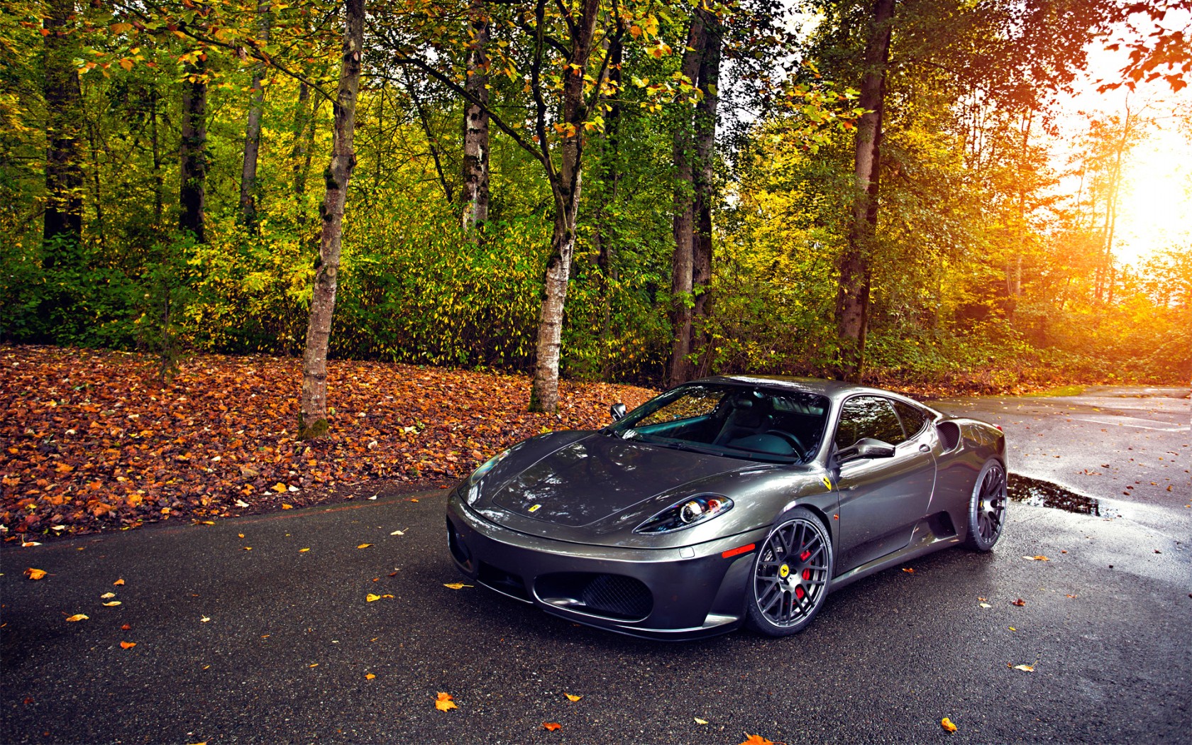 Beautiful Grey Ferrari F430 Wallpaper 44239 1680x1050px