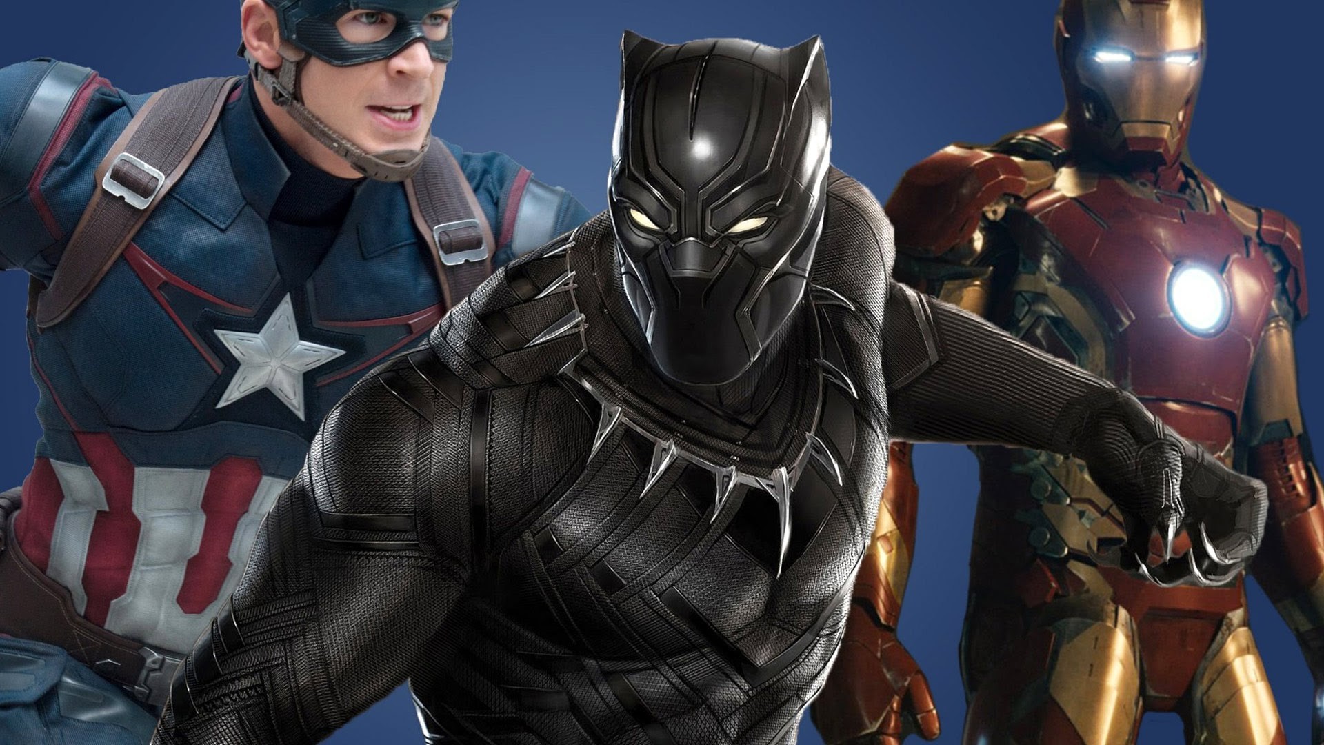 Ironman Captain America Civil War Black Panther Wallpaper