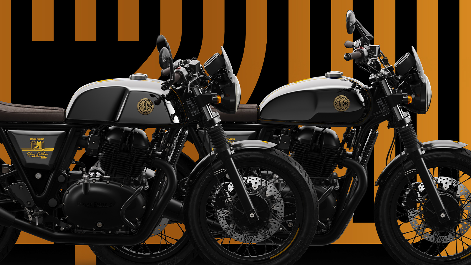 Royal Enfield Celebrates its 120th Anniversary With A Pair Of Black Chrome Twin Motorcycles