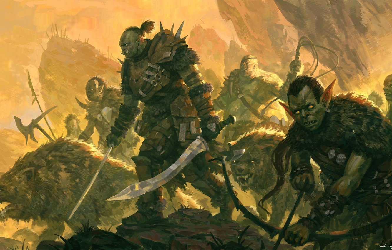 Wallpaper army, fantasy, art, warriors, orcs, lord of the rings image for desktop, section фильмы