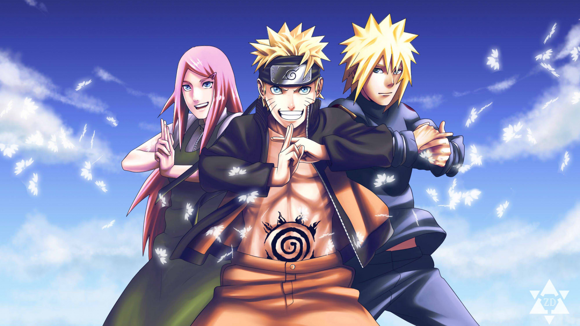 Download Anime, Naruto team, artwork wallpaper, 1920x1080, Full HD, HDTV, FHD, 1080p