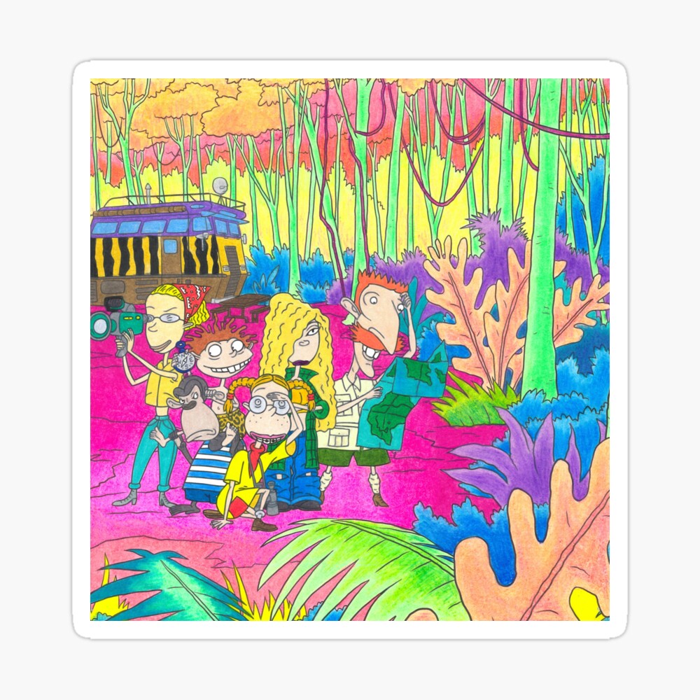Wild Thornberrys Nickelodeon Trippy Forest Poster