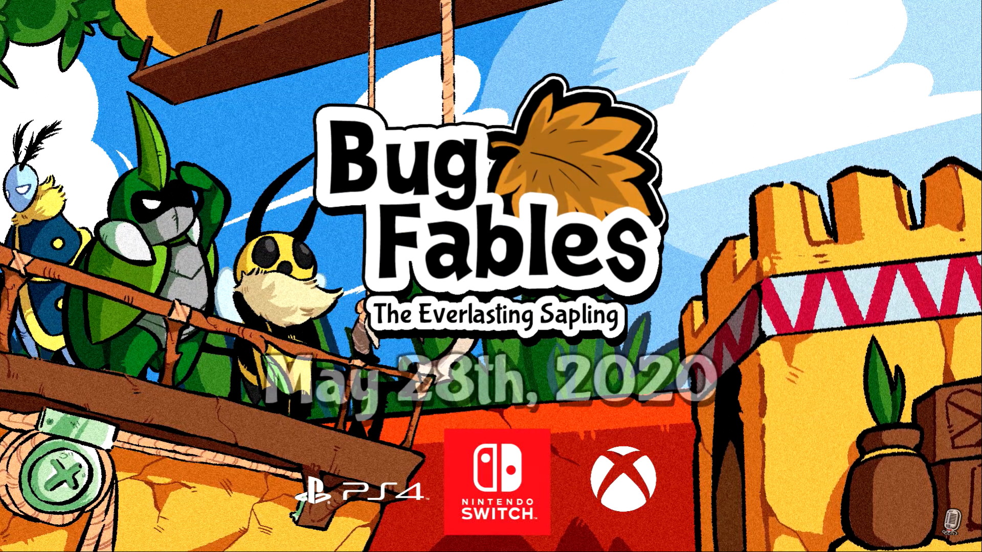Adventure RPG in Paper Style, Bug Fables: The Everlasting Sapling will be launching on May 28