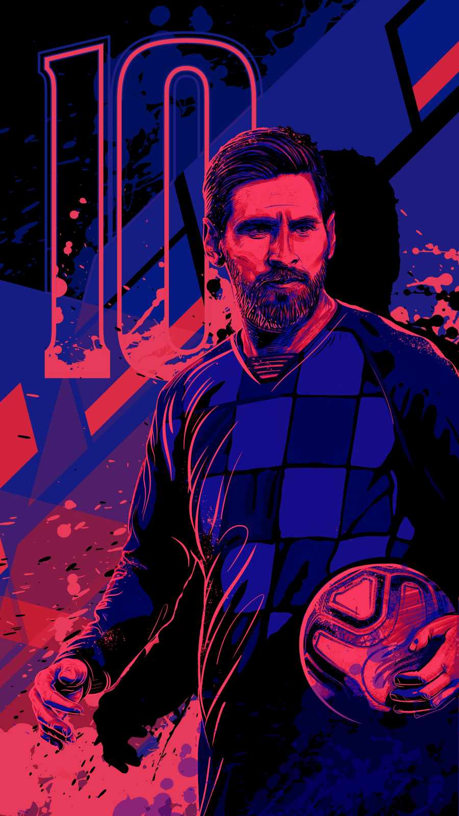 Messi Football Art IPhone Wallpaper Wallpaper, iPhone Wallpaper