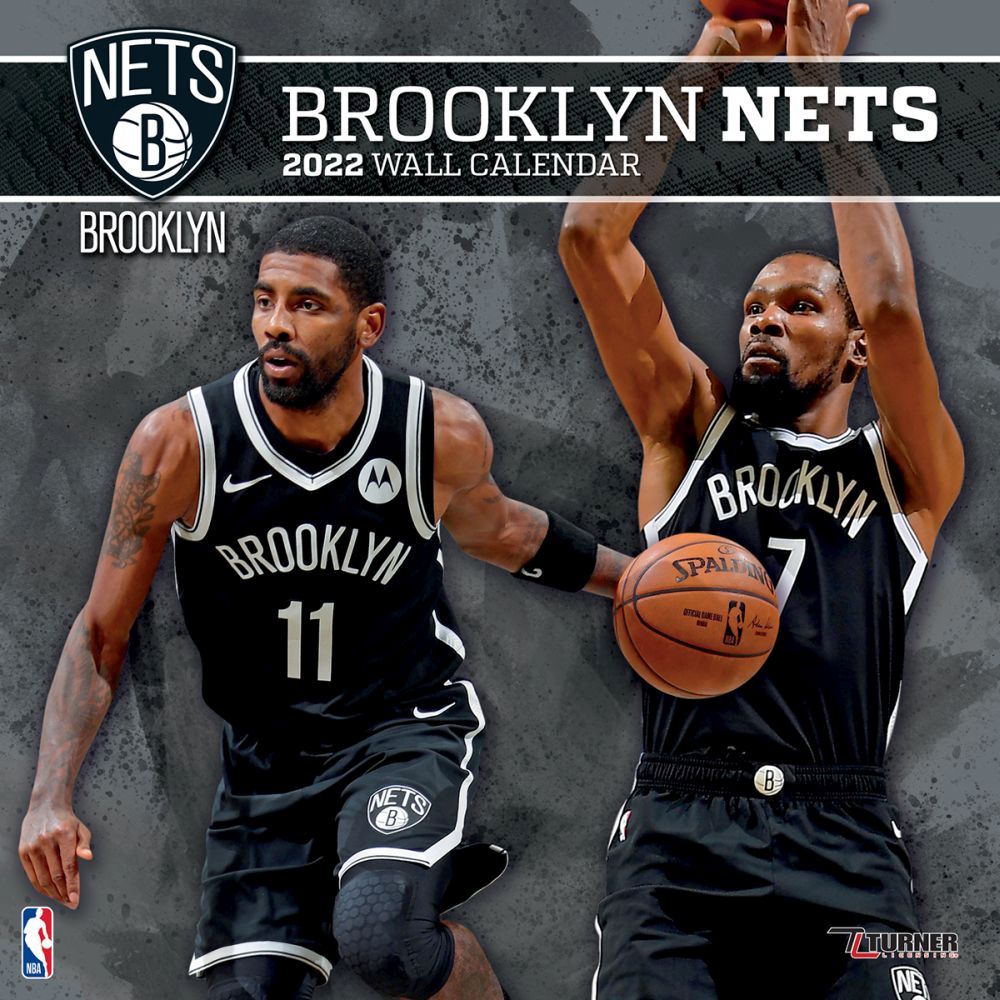NBA Brooklyn Nets 2022 Wall Calendar